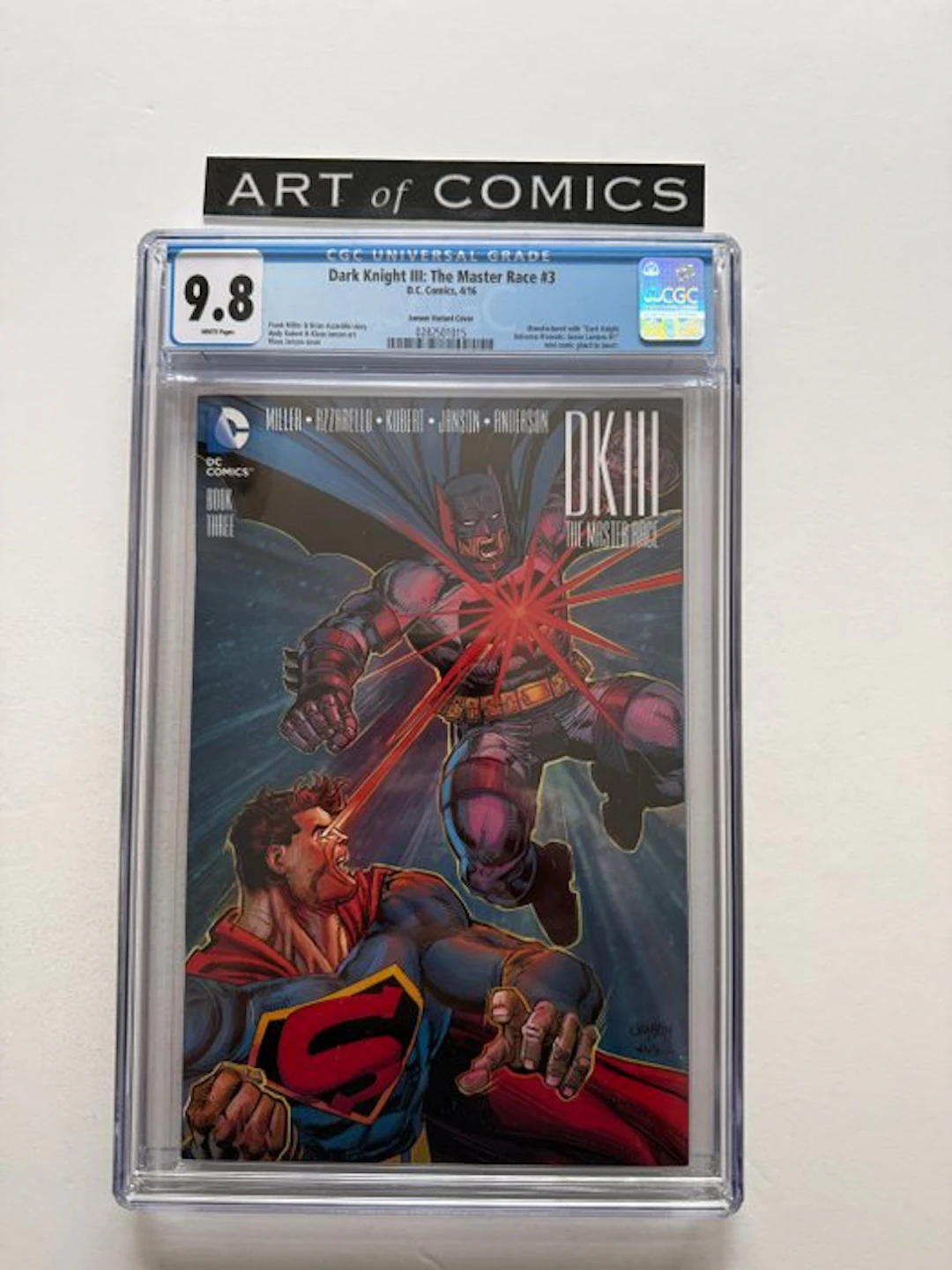 Dark Knight III The Master Race #3 - Klaus Janson variant...