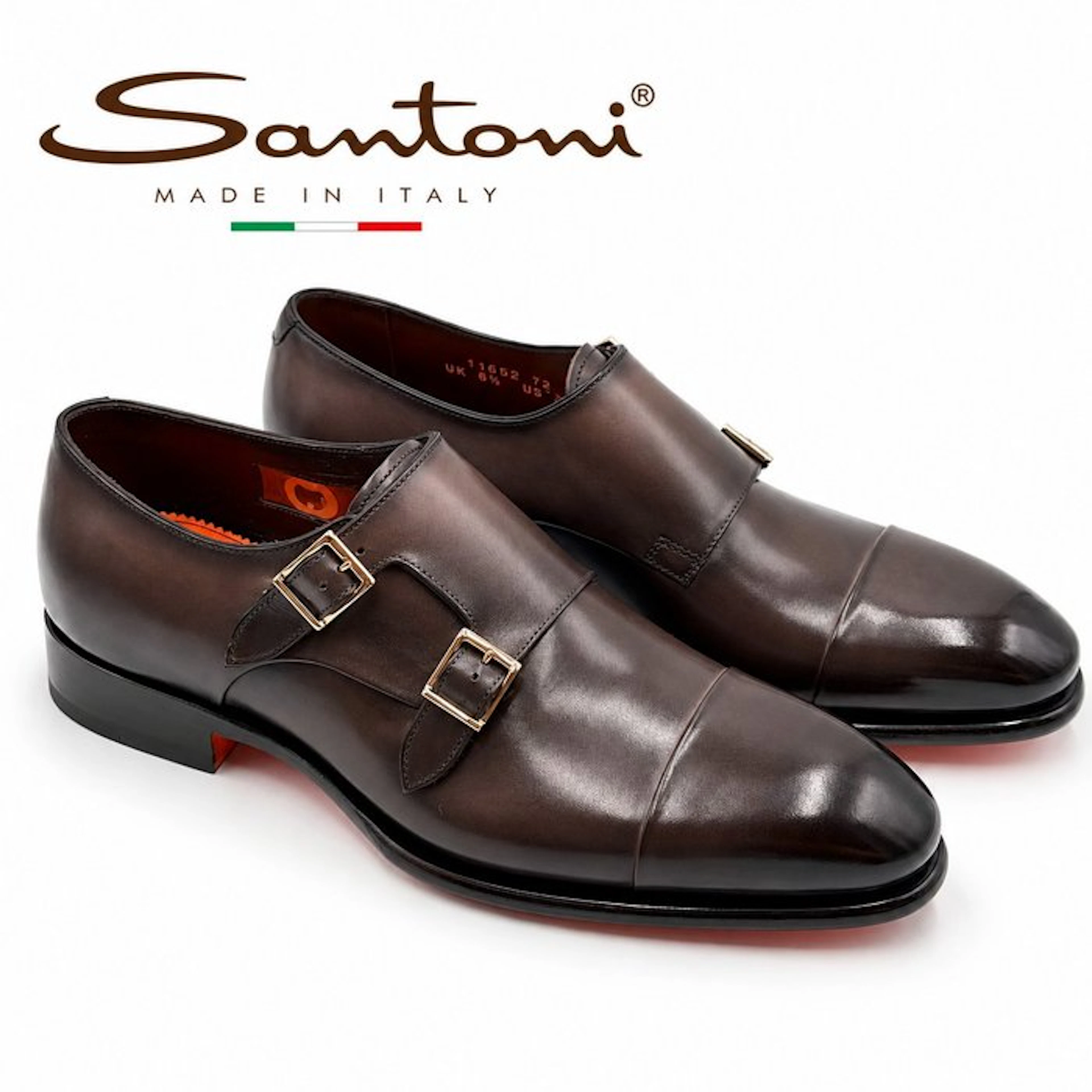 Santoni - Lace-up shoes - Size: EU 40.5 - New in box