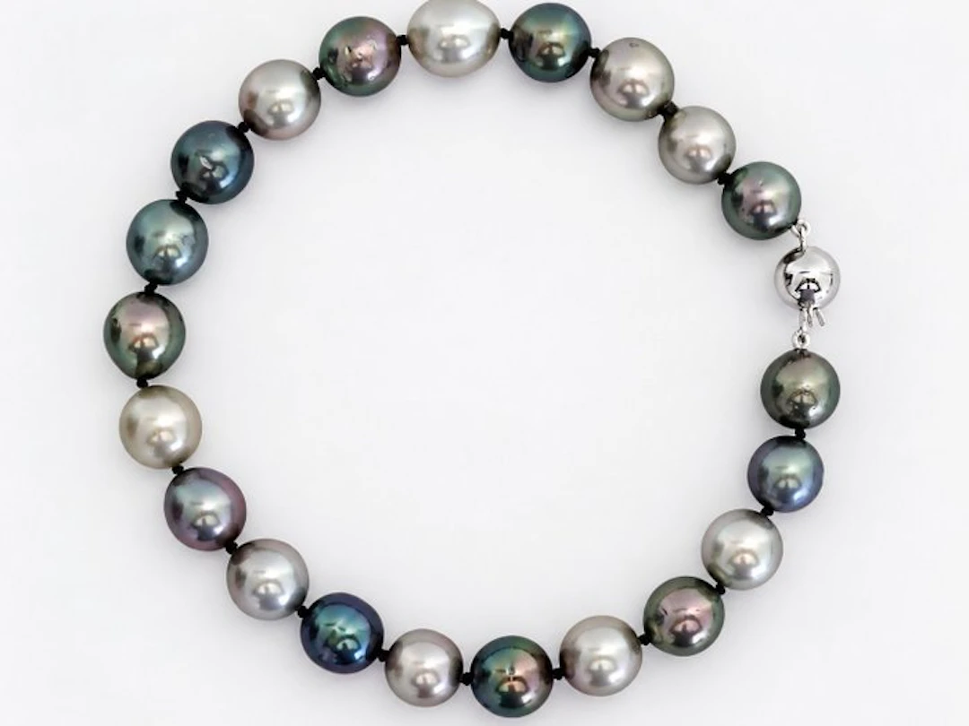 No reserve price - Bracelet Silver Pearl - Tahiti