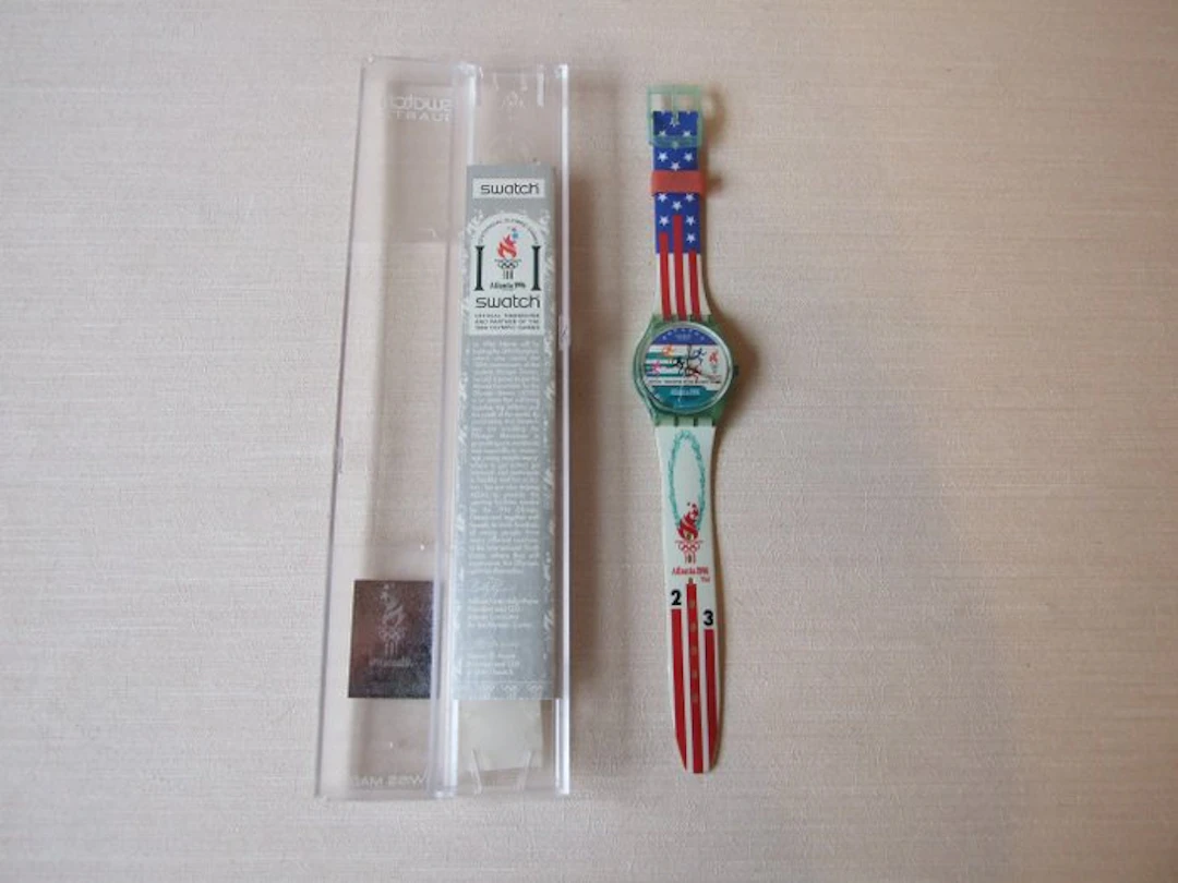 SWATCH Gent Olympic Special ATLANTA LAURELS - GZ 145 - Olympic Games - 1996