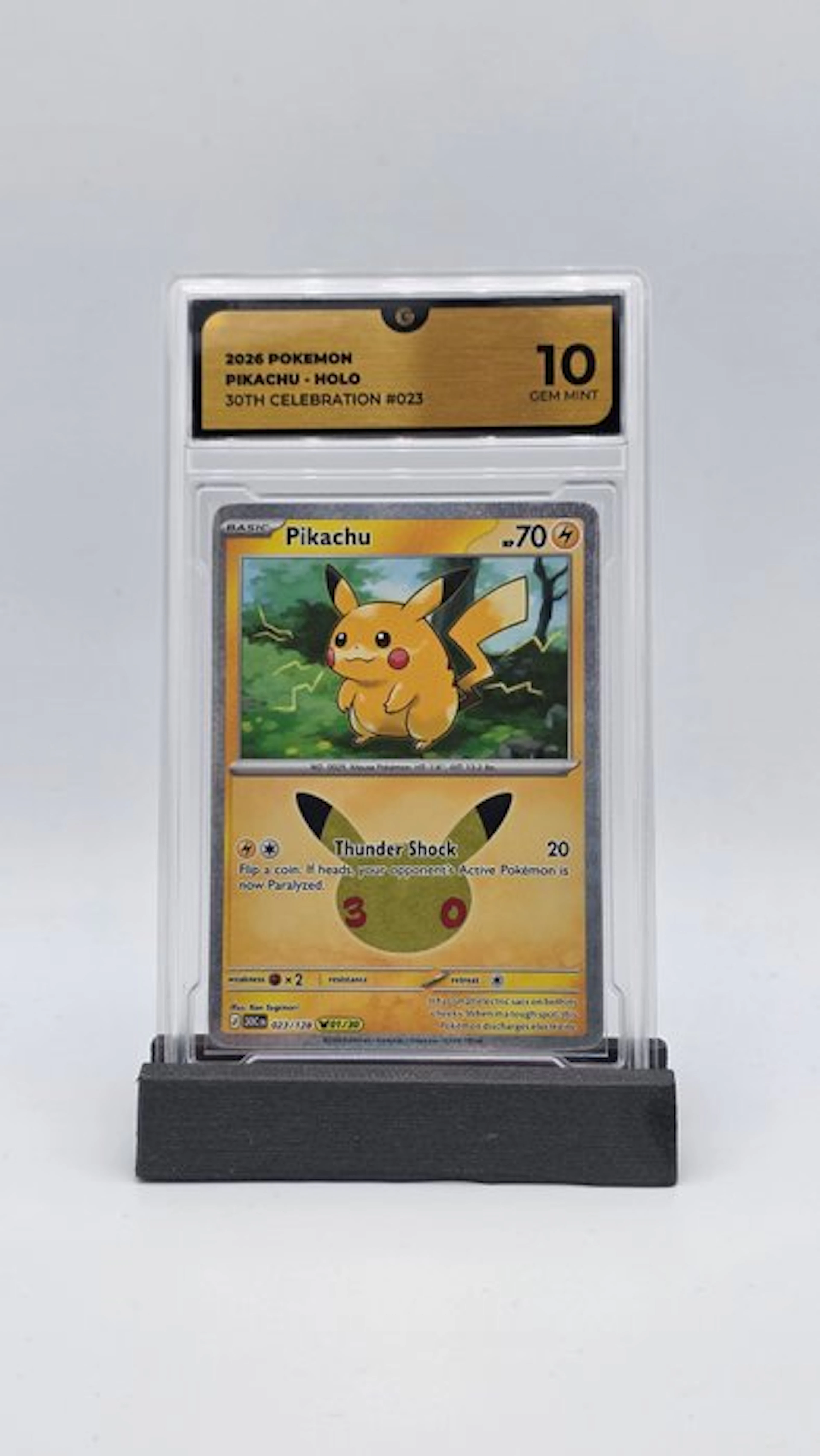 Pokémon - 1 Graded card - Pikachu 023 Holo - GG 10 - Mega Evolution