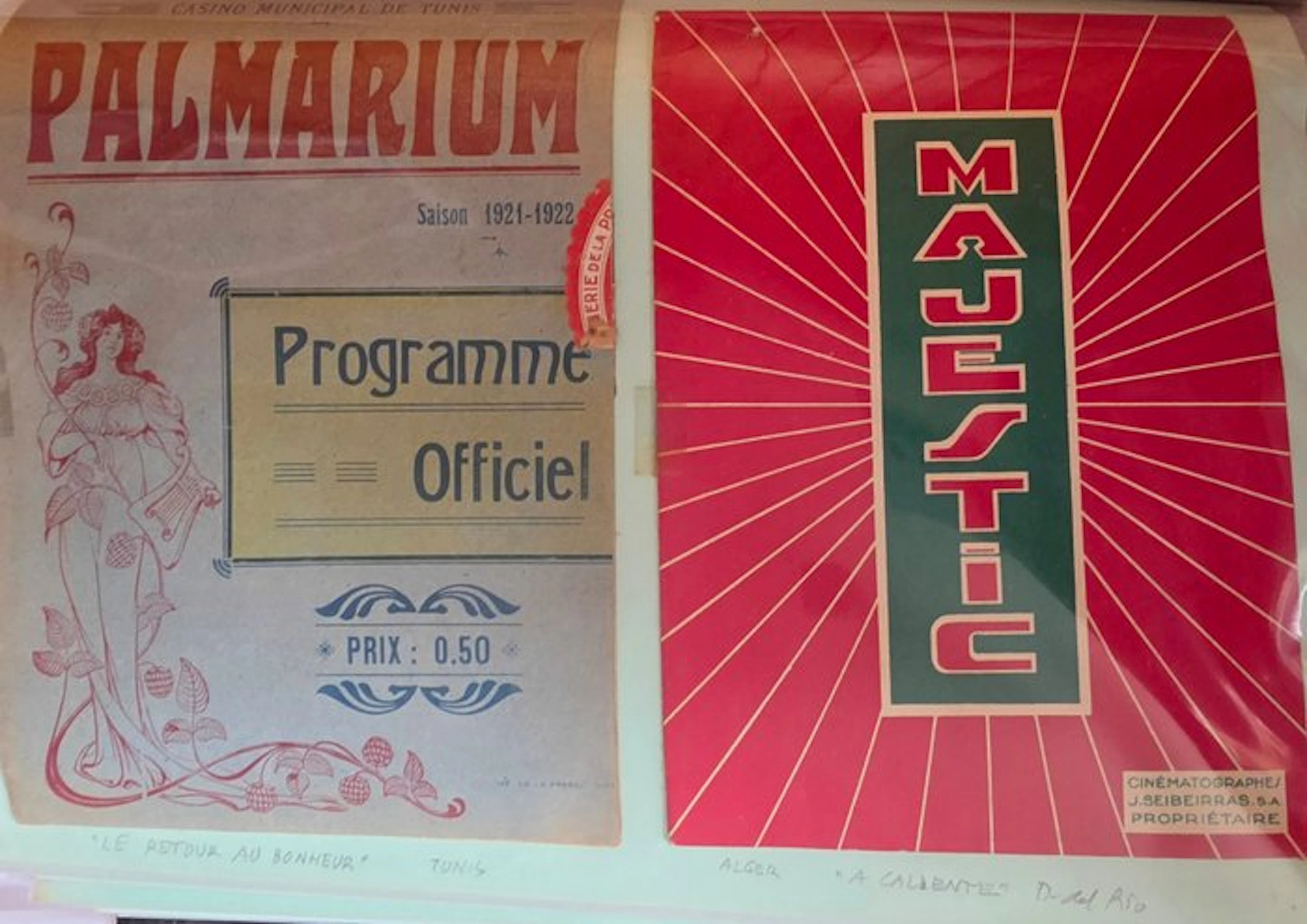 Historical Collection of Cinema and Theatre Programs (1913–1937)