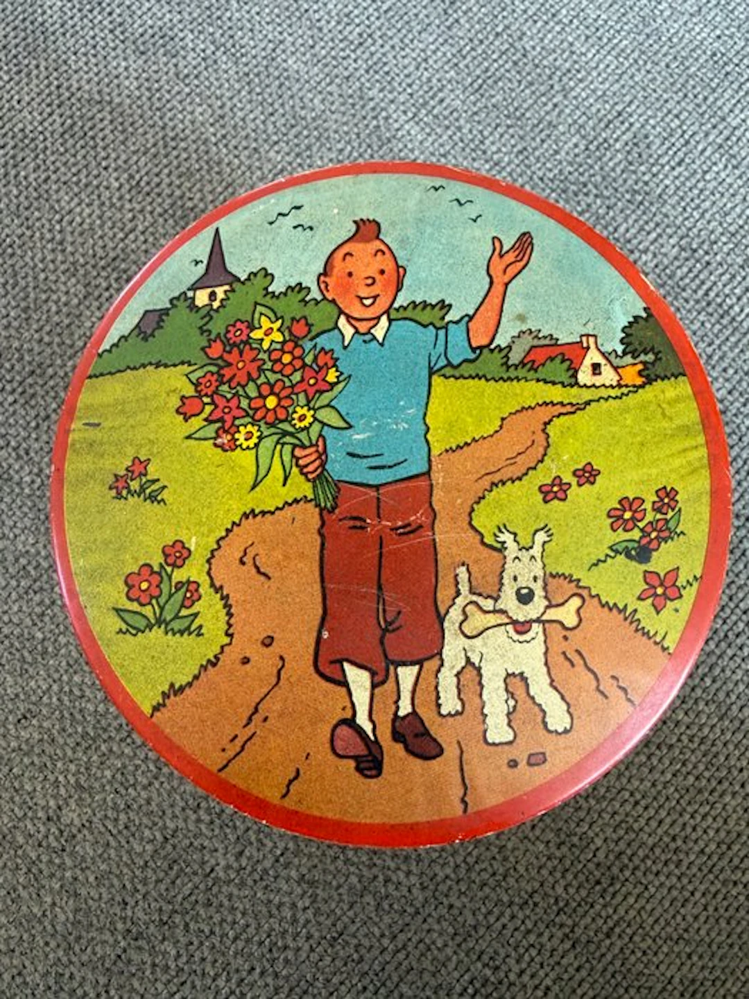 Tintin - 1 Metal box Brochet - Editions du Lombard - 1965