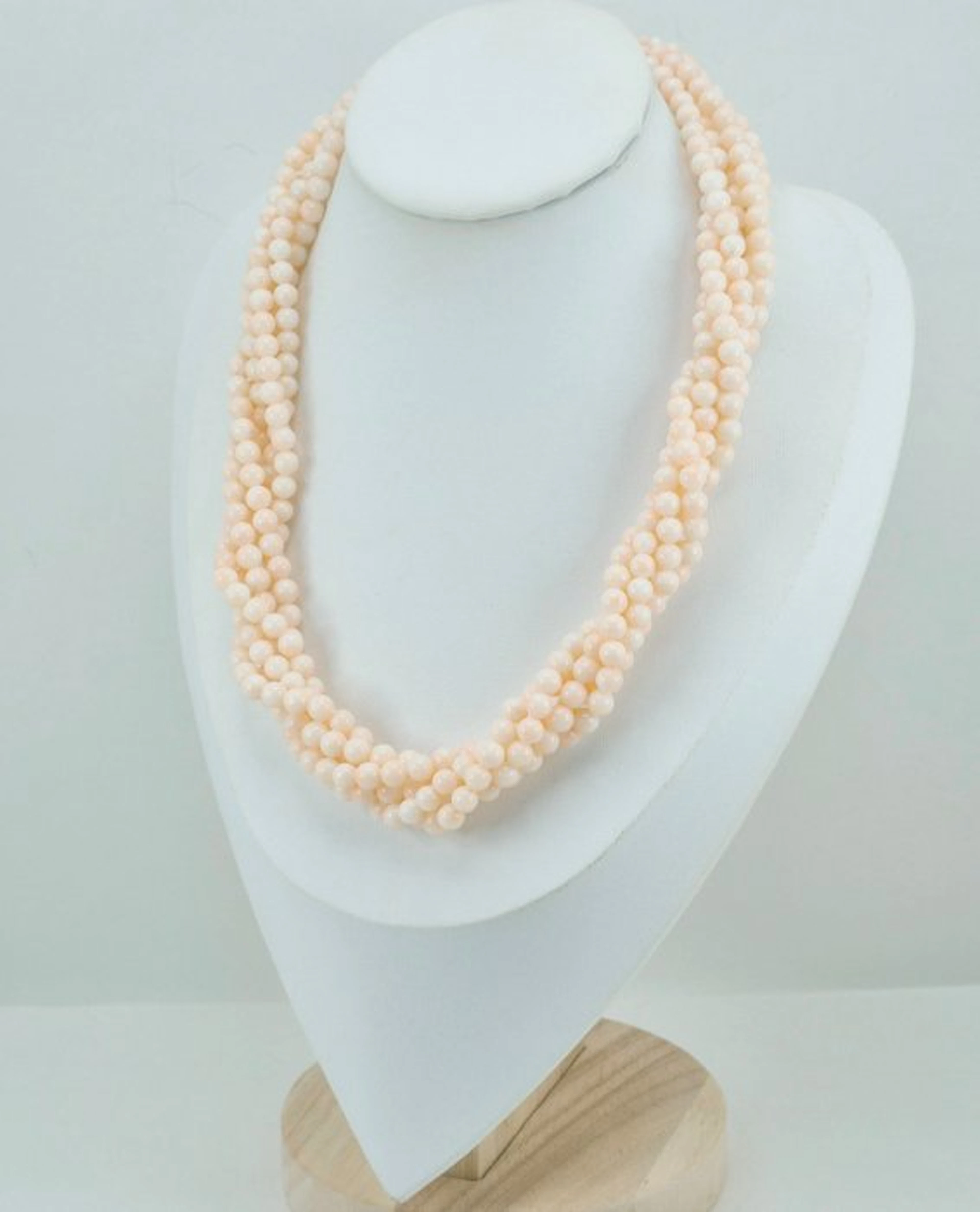 Coral - Silver, Gold-plated - Necklace - Pink Coral