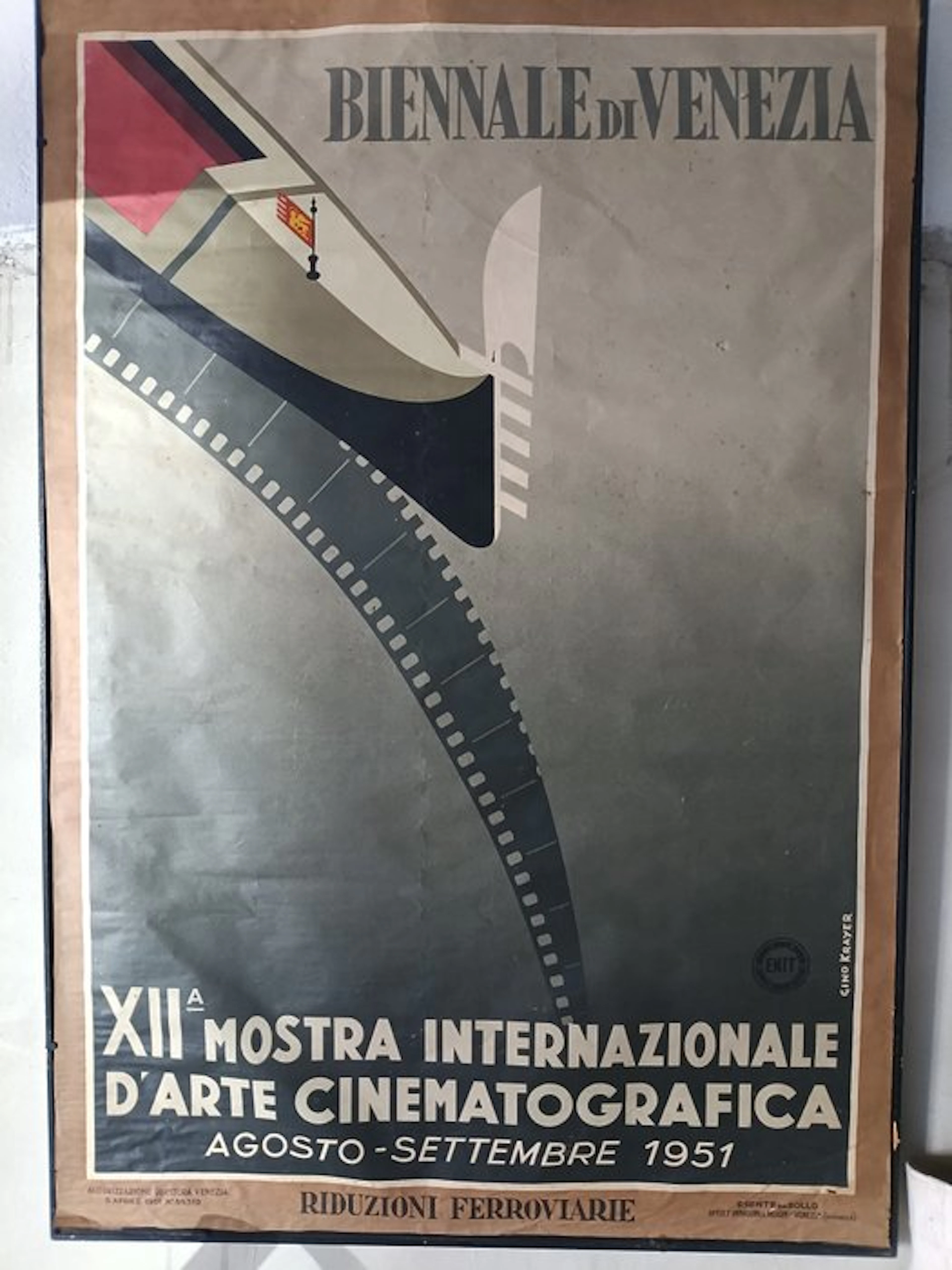 Gino Krayer - Manifesto - XII Mostra Internazionale...