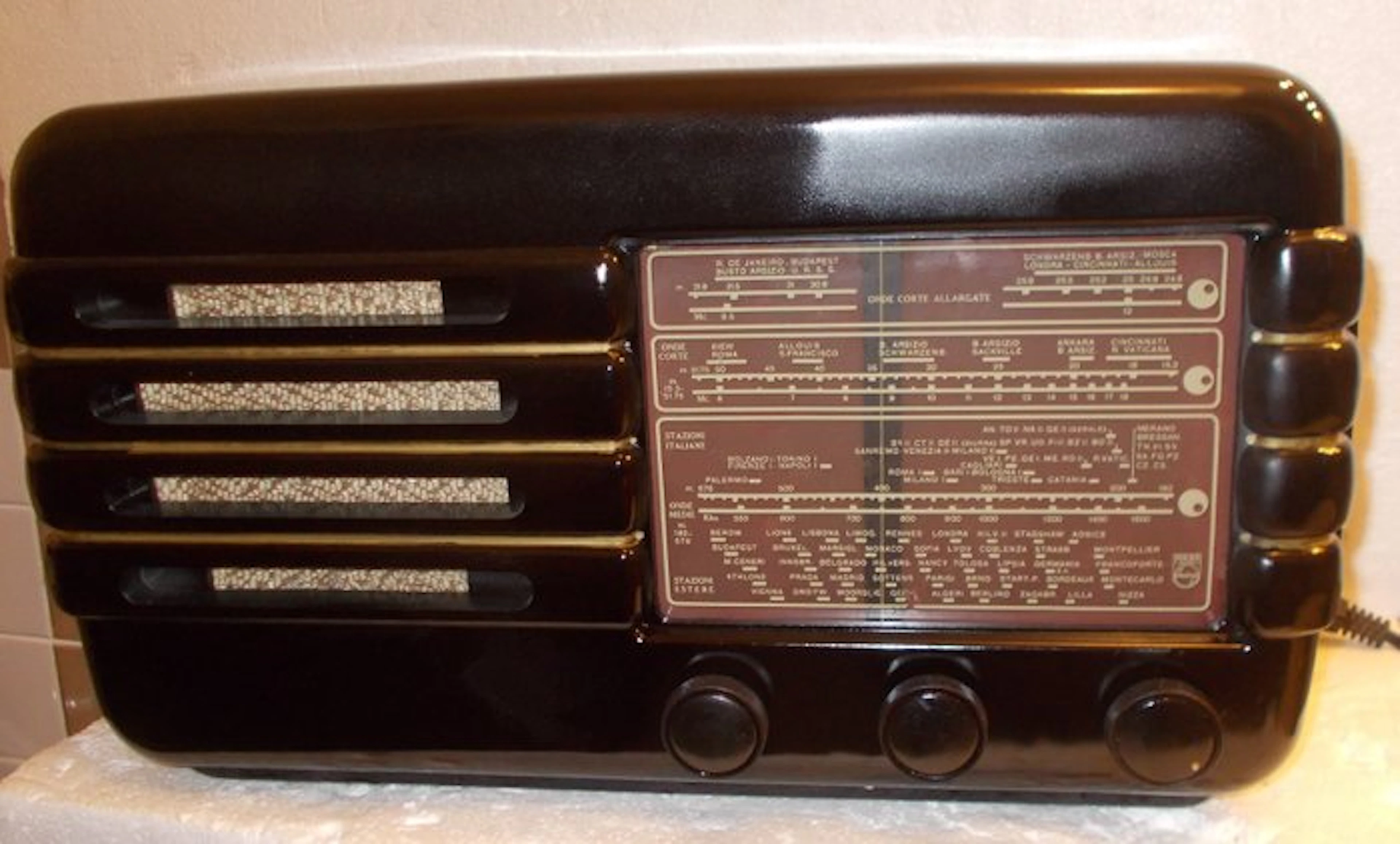 Philips - BI 491 A Tube radio