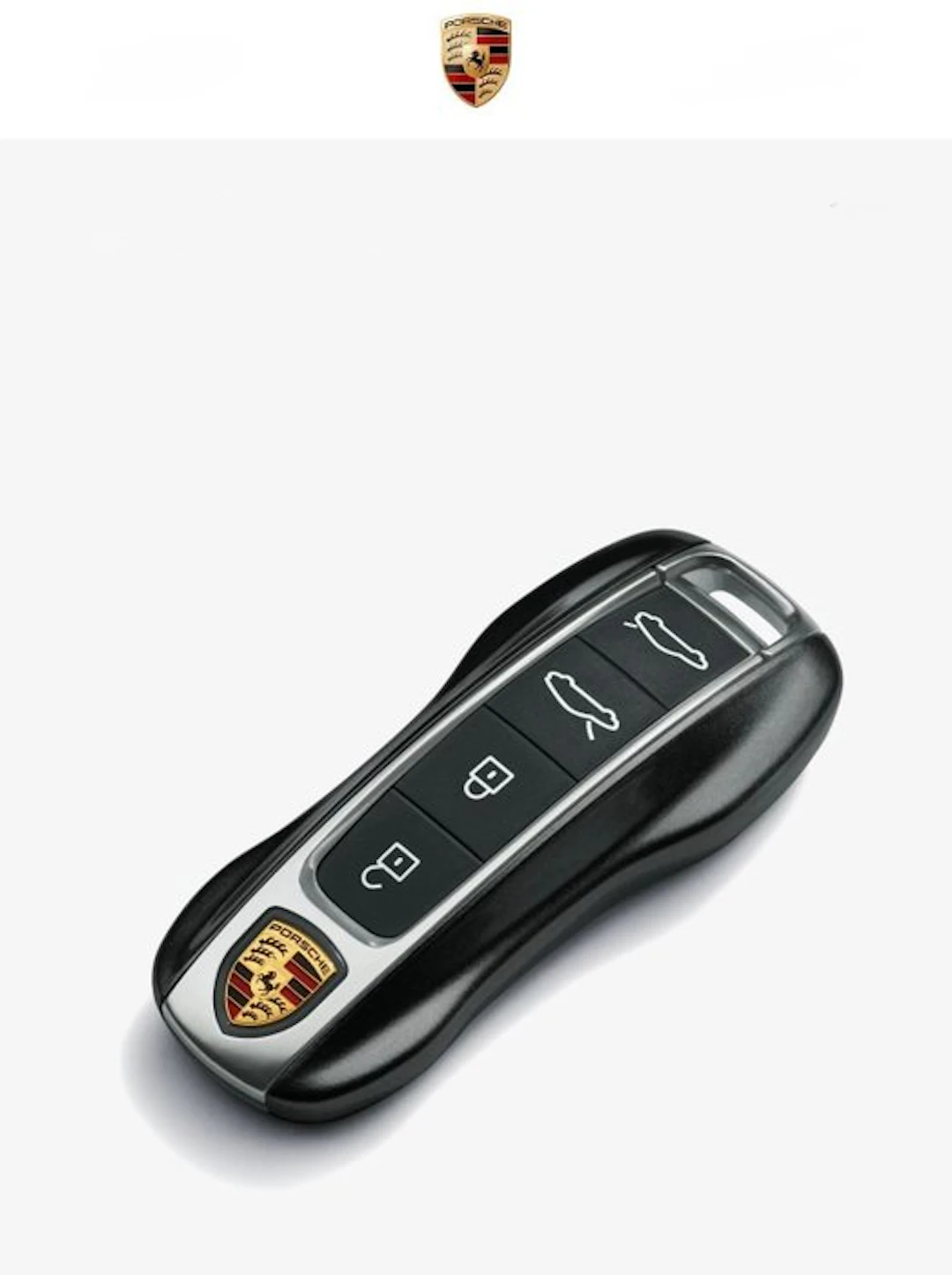 key cover - Porsche - Deze Porsche 4-knop sleutelhoes is...