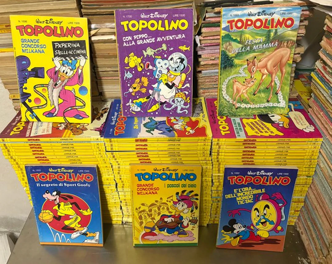 Topolino 1601/1700 - Lotto di 95 libretti - 95 Comic - First edition
