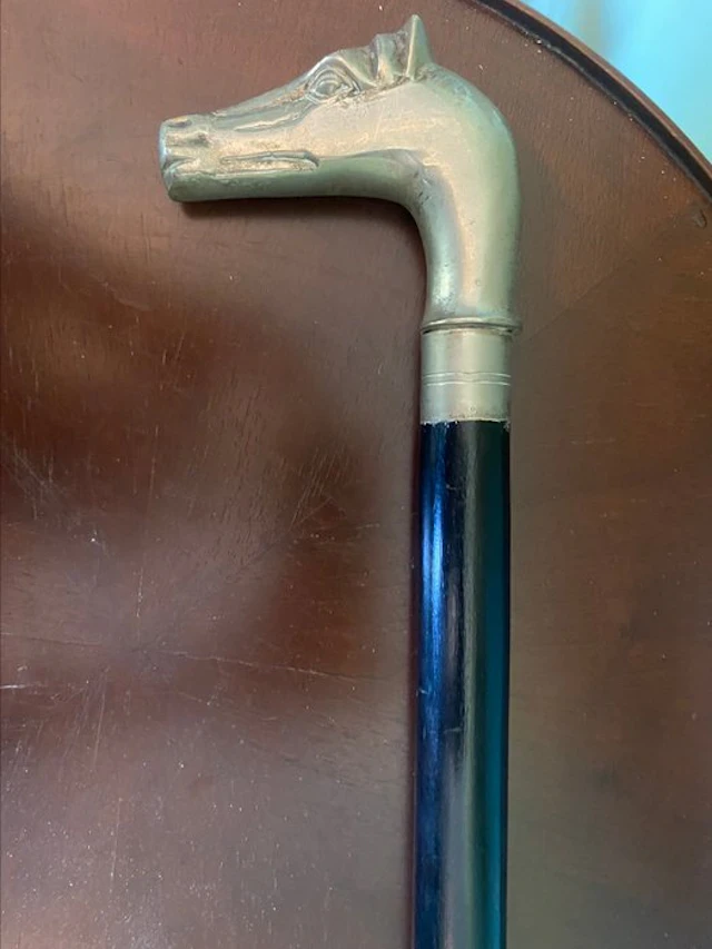 Walking stick - Wood, Brass - Walking stick