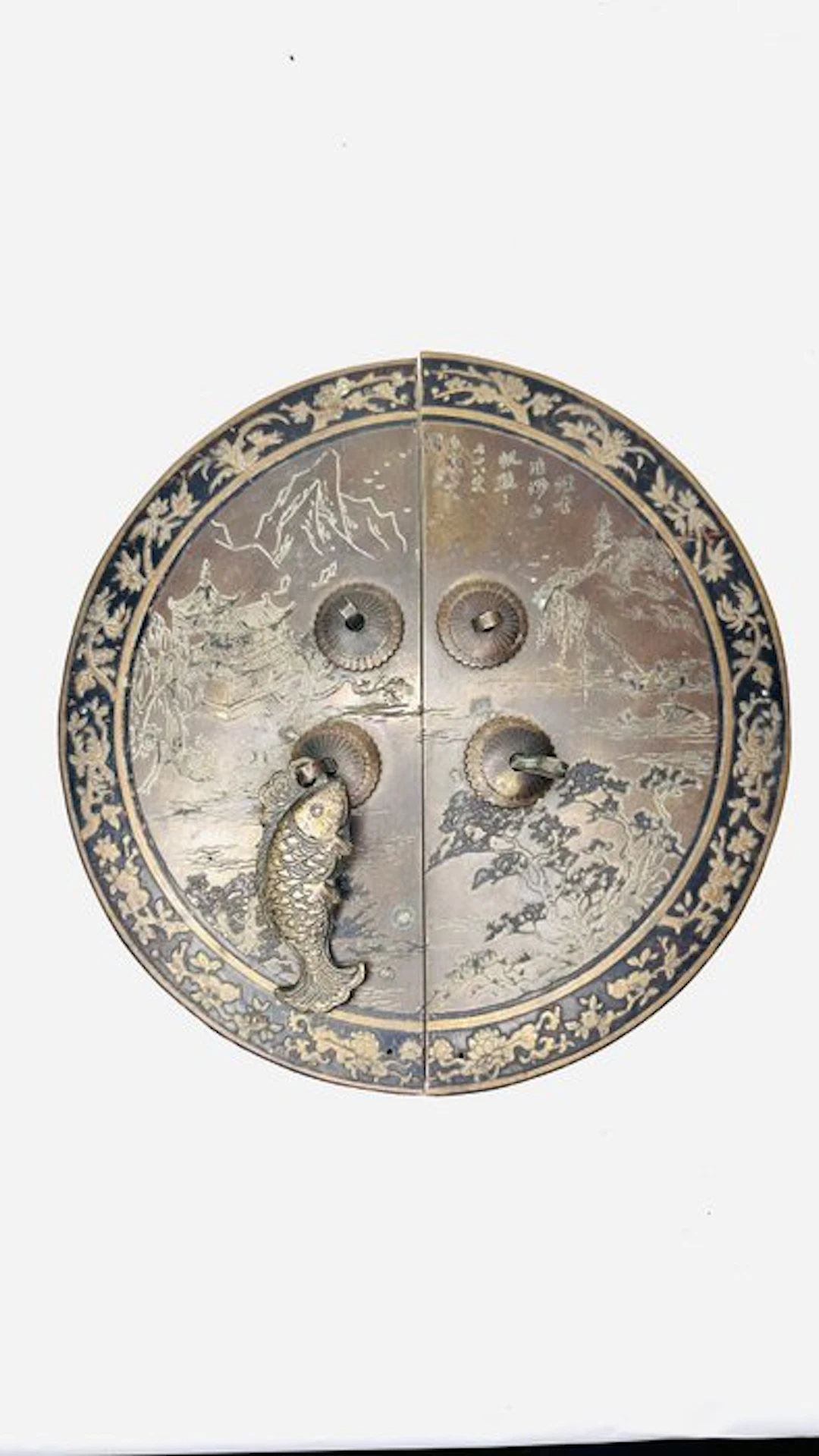 Bronze door component - China - 20th century