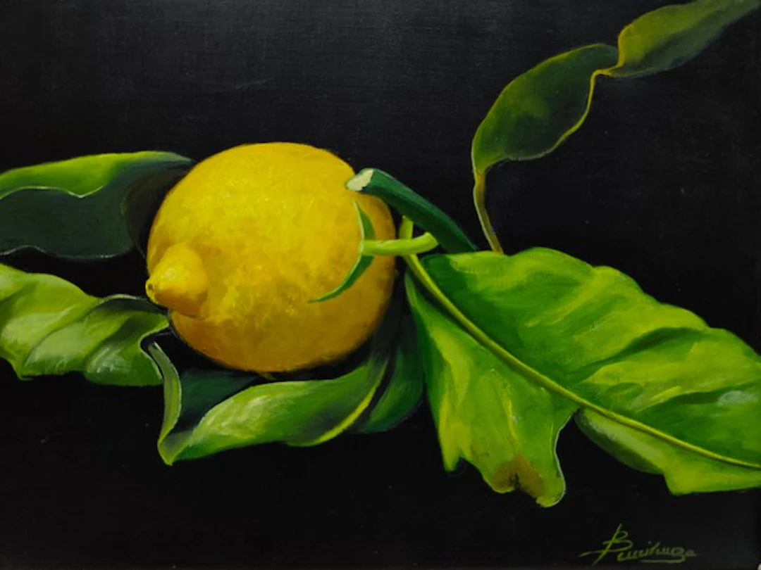 Franco Bencivenga (1953) - Limone con foglie