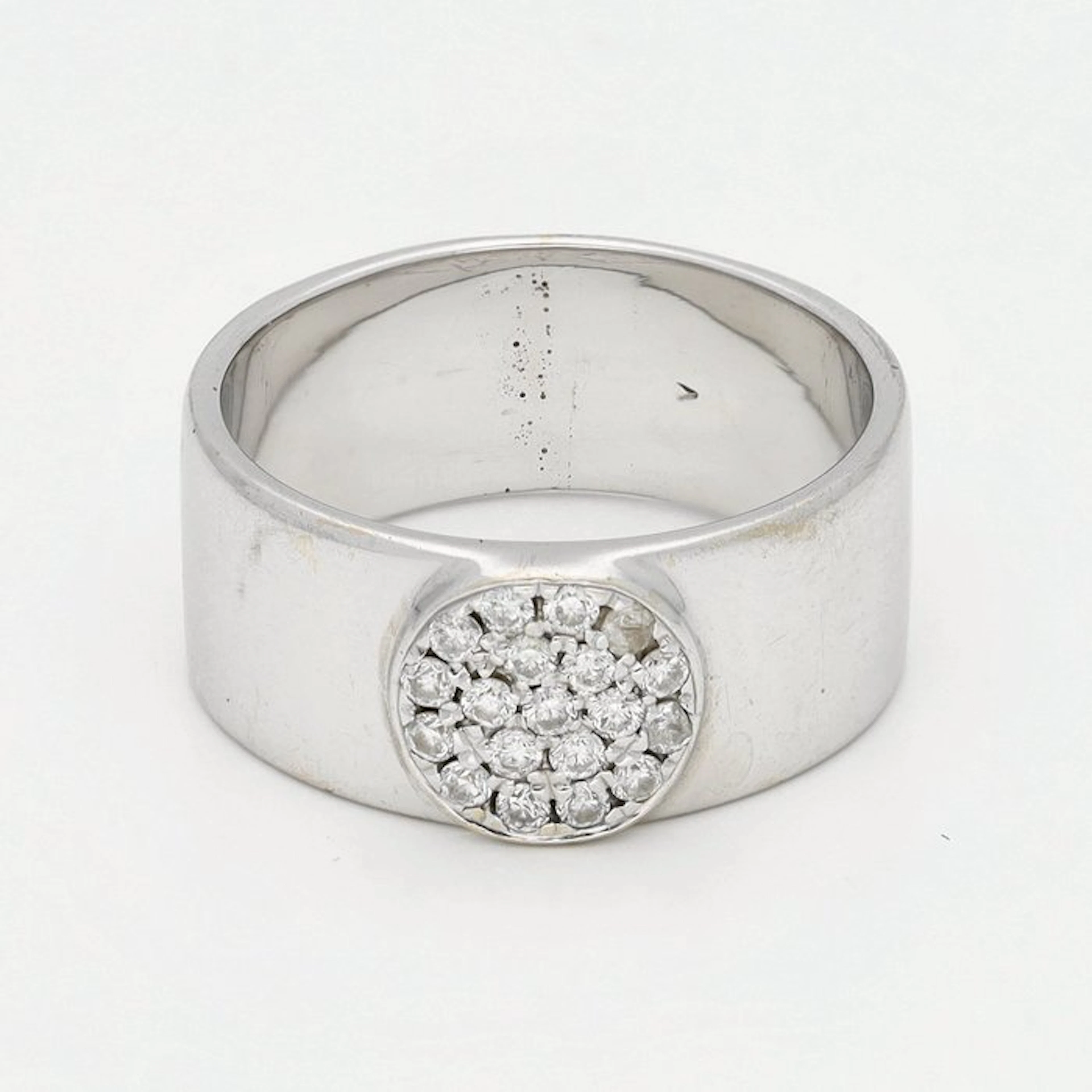 Ring - 18 kt. White gold Diamond (Natural)