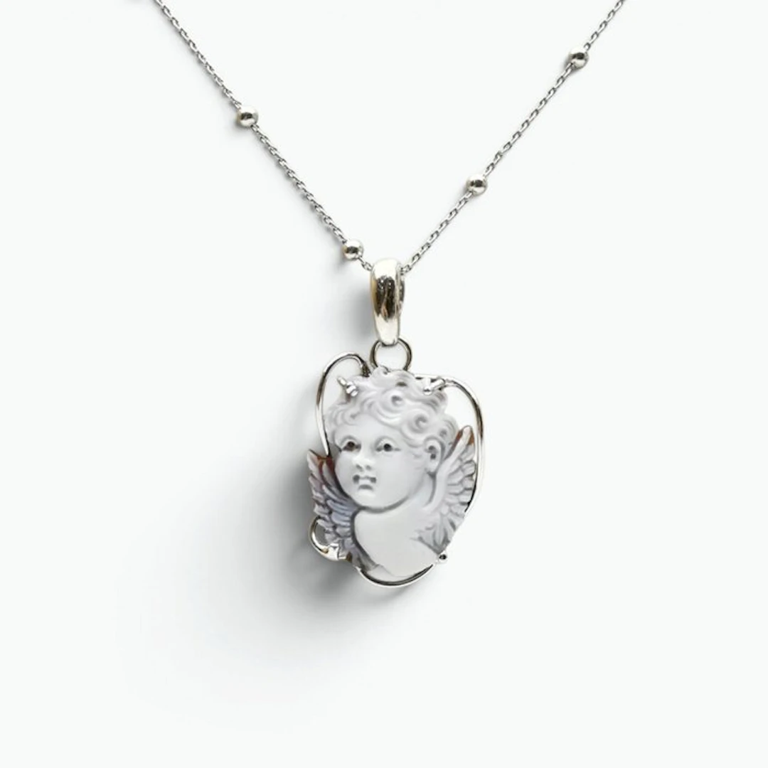 Silver - Necklace with pendant - Italian craftsmanship