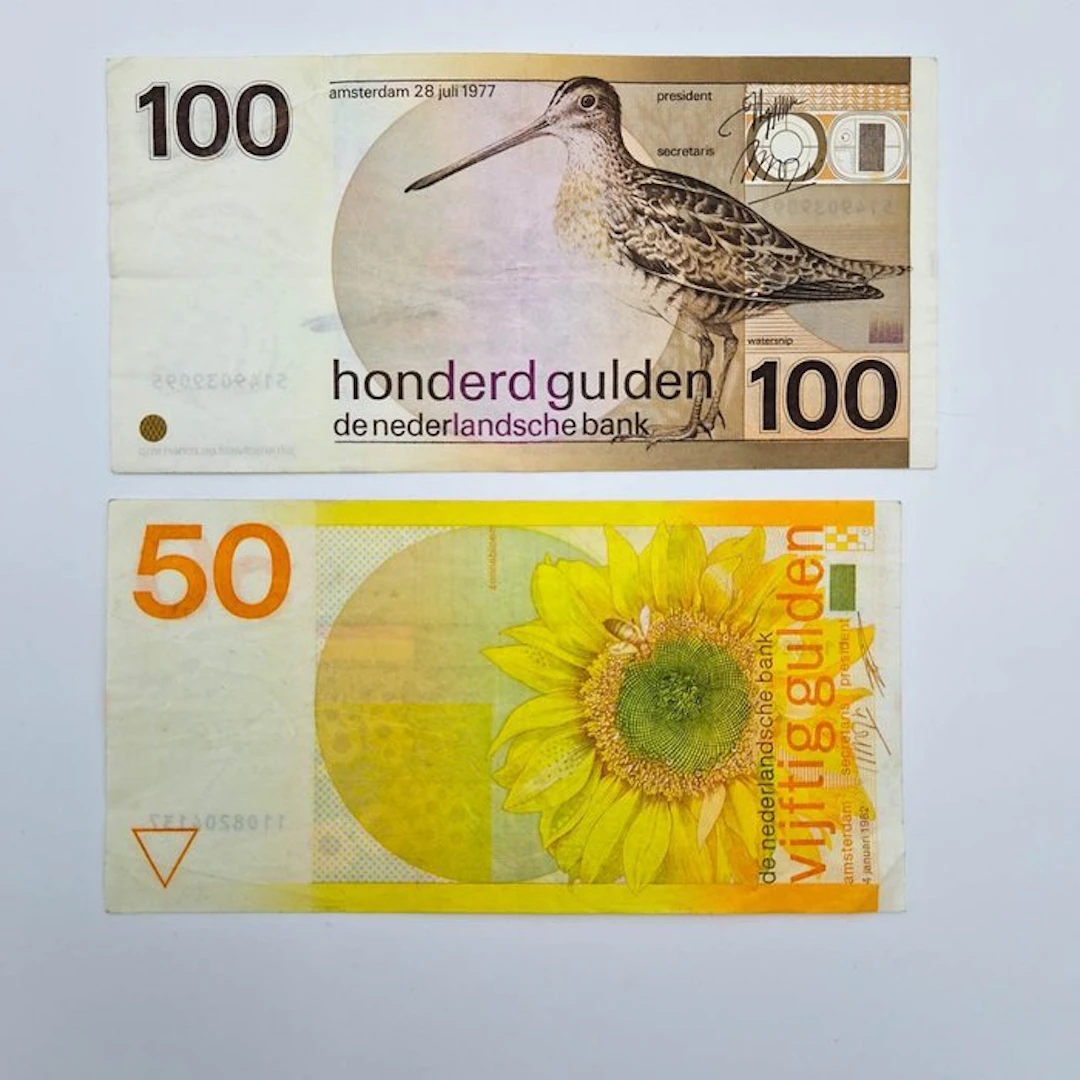 Netherlands. - 50, 100 Gulden - 1977/1982 - PL83, PL104 (No reserve price)