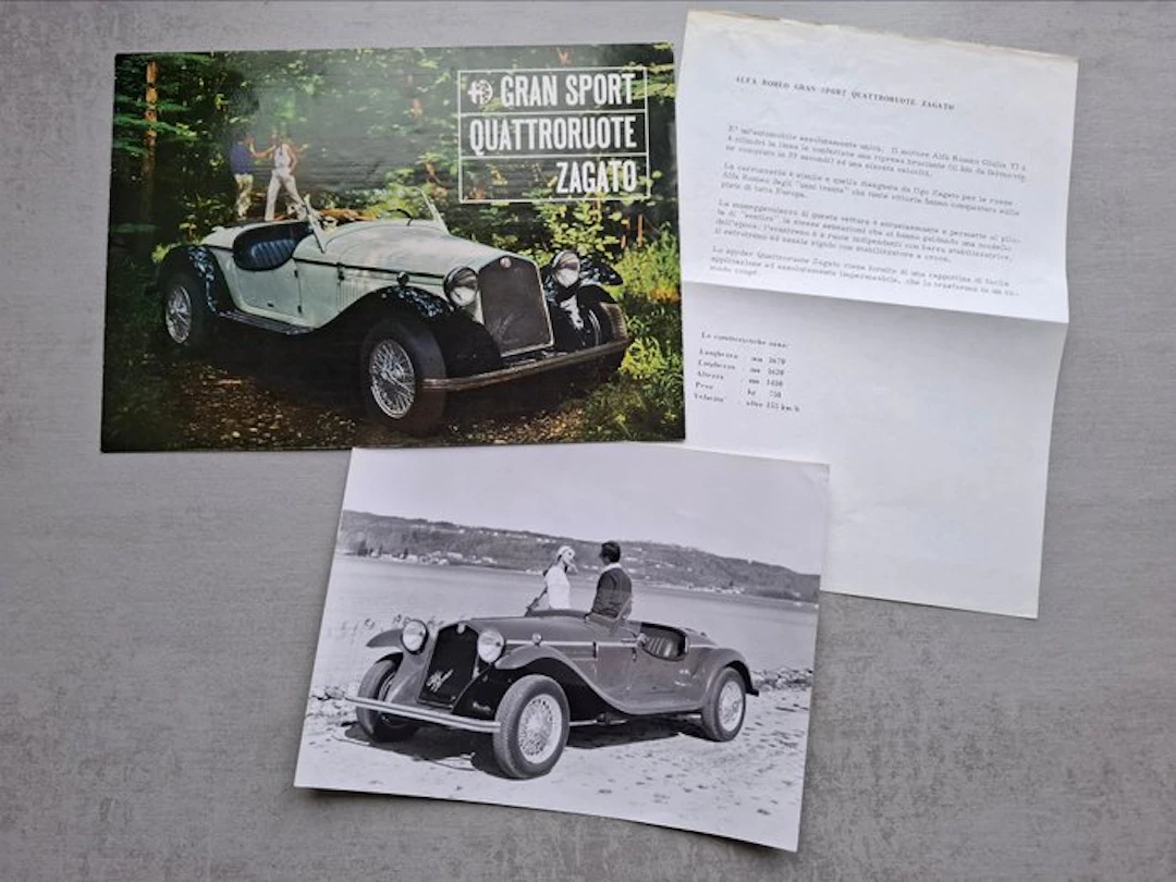 Brochure - Alfa Romeo - Gran Sport Quattroruote Zagato