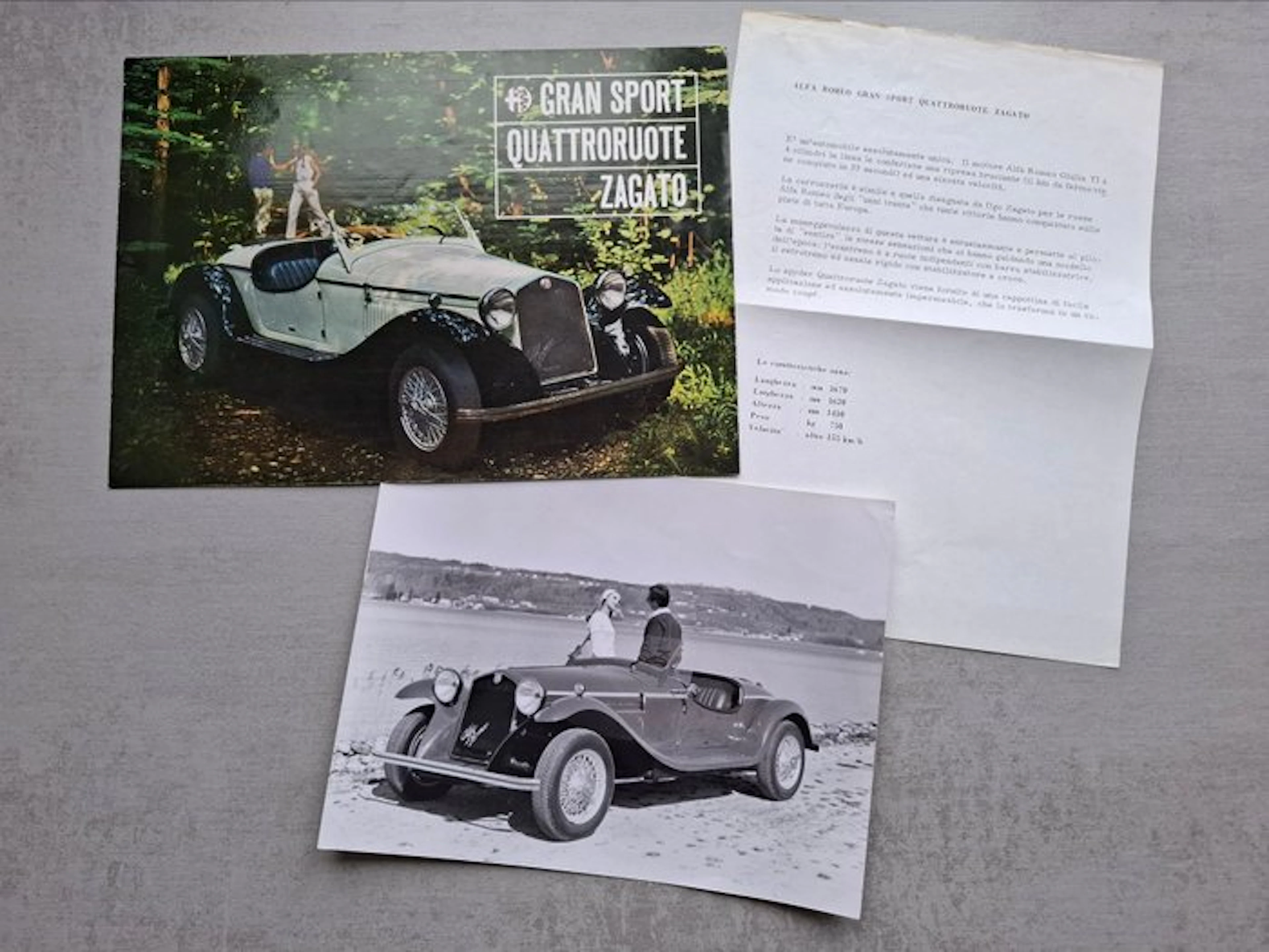Brochure - Alfa Romeo - Gran Sport Quattroruote Zagato