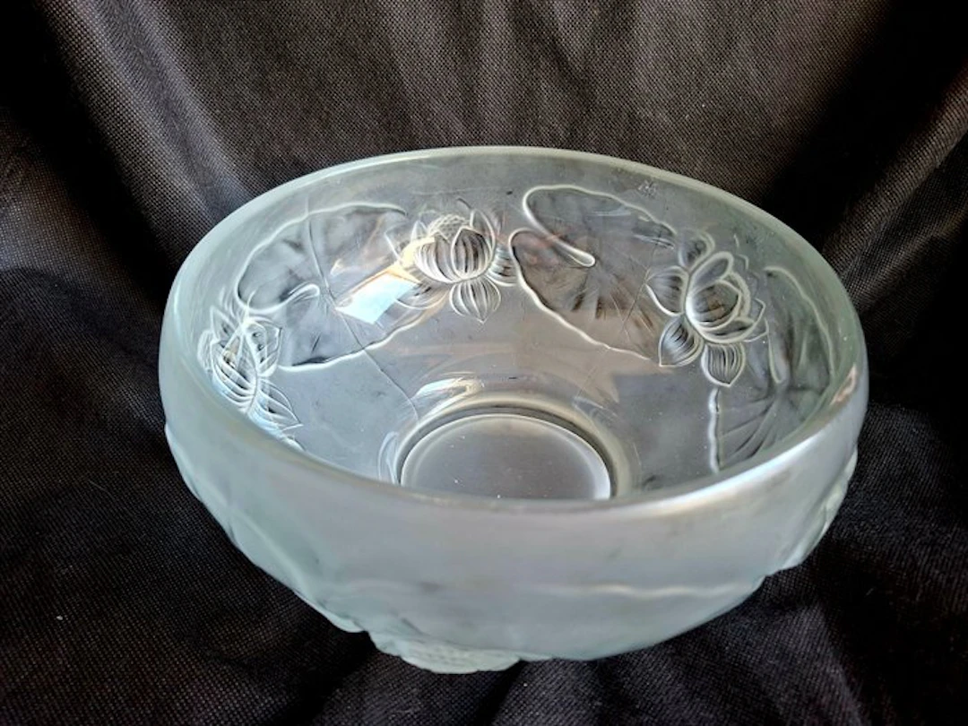 barolac - Josef Inwald - Platter - Glass - Water lilies