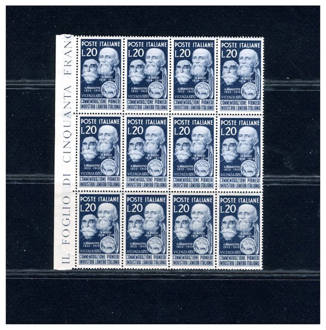 Italy 1948/1974 - Italy Collection in quatrains.