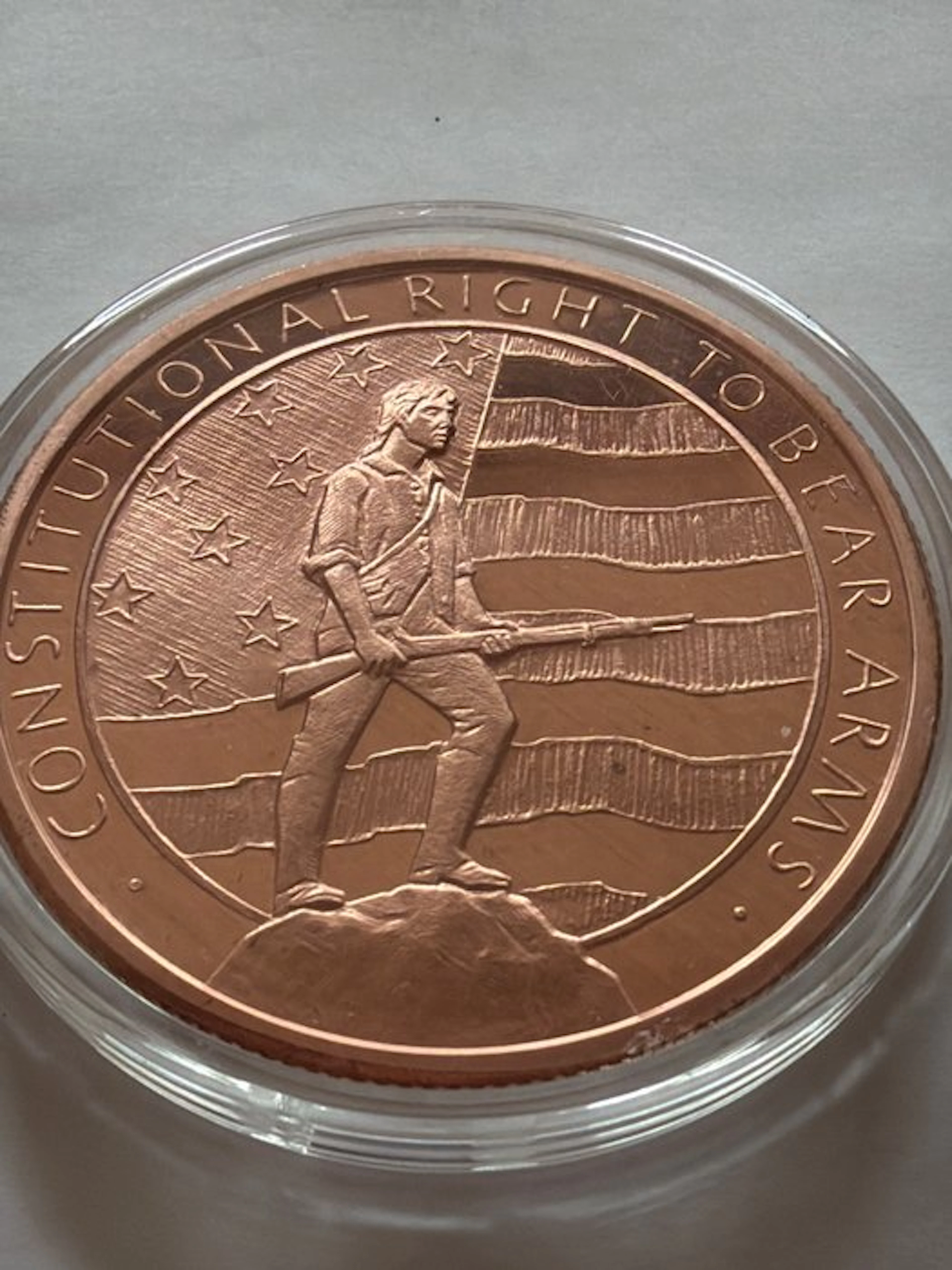 World. Medal Constitutional Right to besr Arms - 5 oz (.999) (No reserve price)