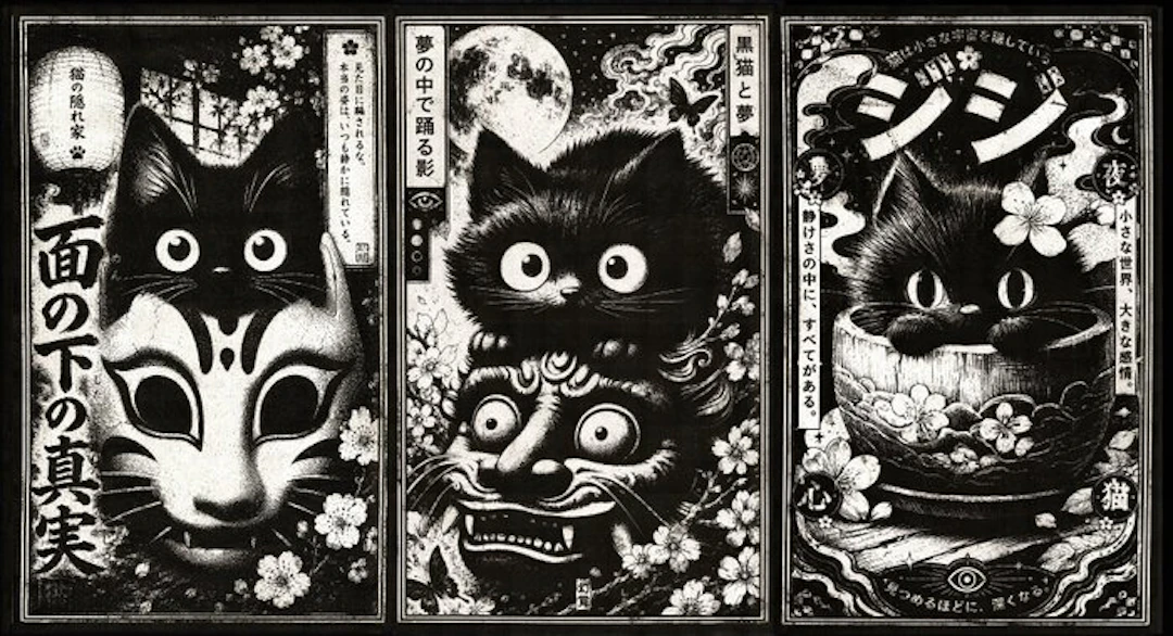 Æ (XX-XXI) - BUNDLE!! – Jiji: Midnight Tales of Japan (2026) – Triptych