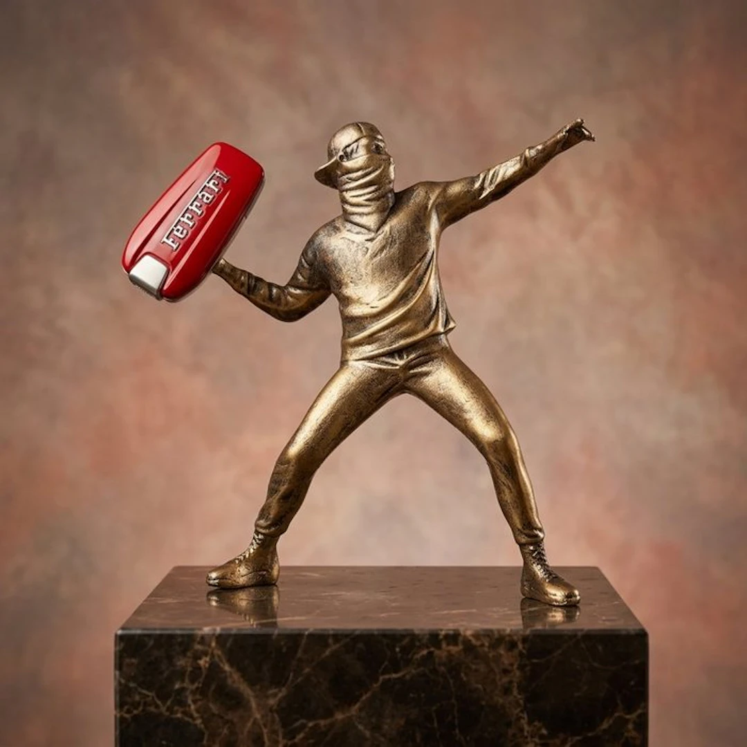 Artwork - Ferrari - Gold Thrower - 2022