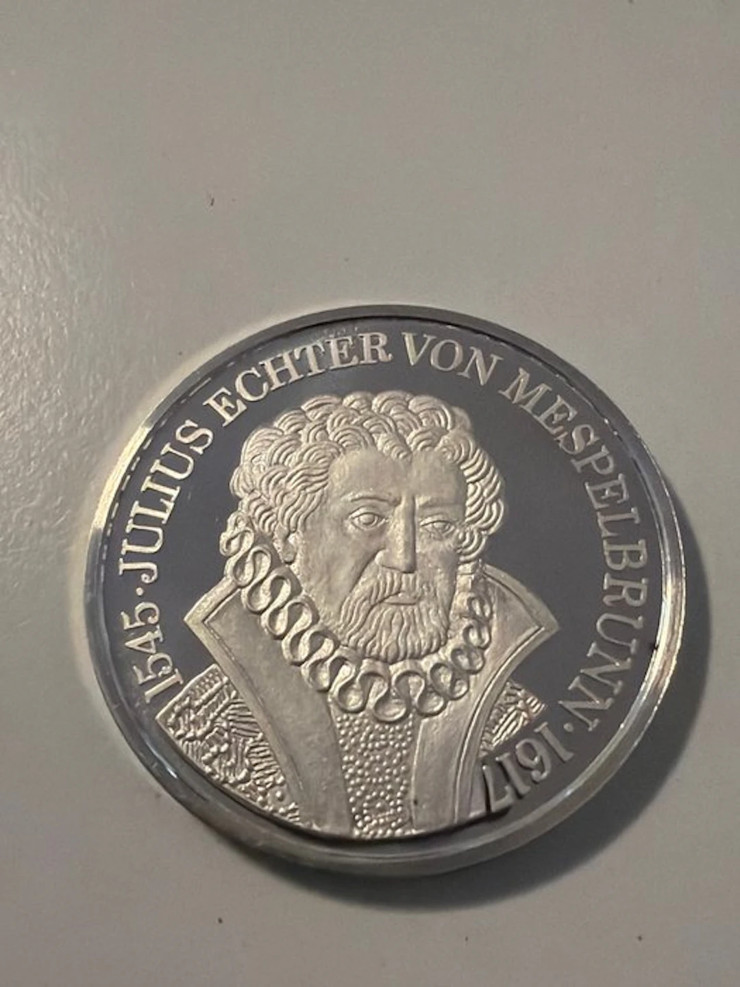 Germany. Silver medal ND - Julius Echter von Mespelbrunn...