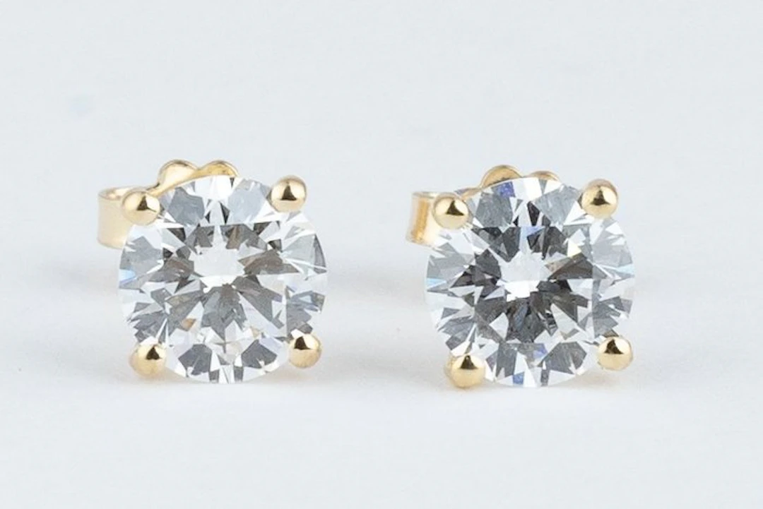 No reserve price - Earrings - 14 kt