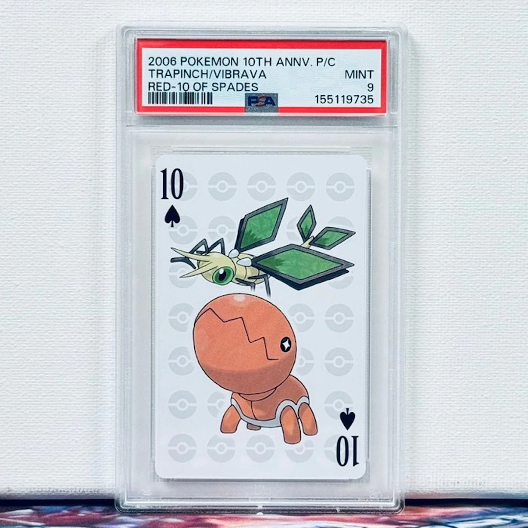 Pokémon Graded card - Trapinch/Vibrava 2006 Pokemon 10th Annv