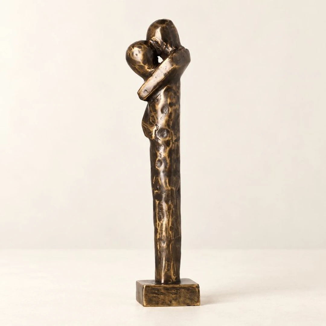 Figurine - Omhelzend paar - Bronze