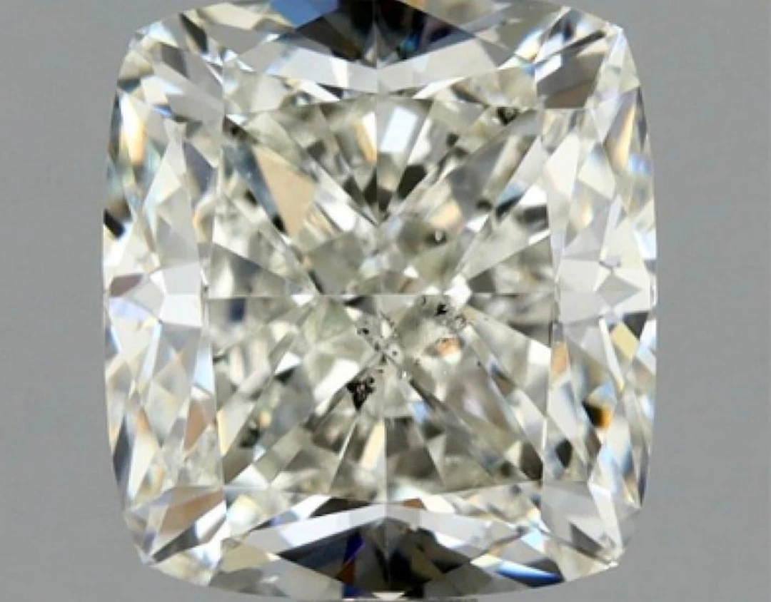 1 pcs Diamond (Natural) - 1.53 ct - Cushion - J - SI2...
