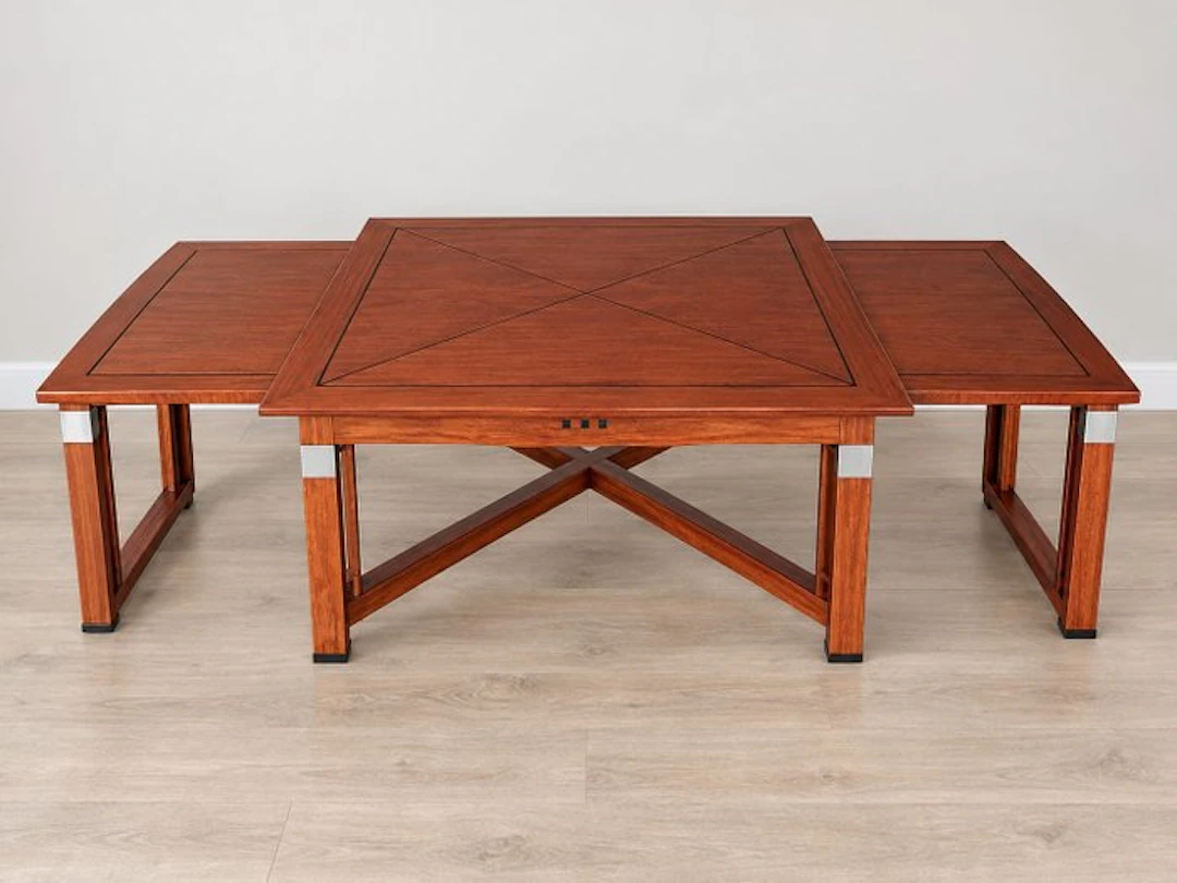 Schuitema Decoforma - Coffee table - Henry - Wood, Mahogany - extendable