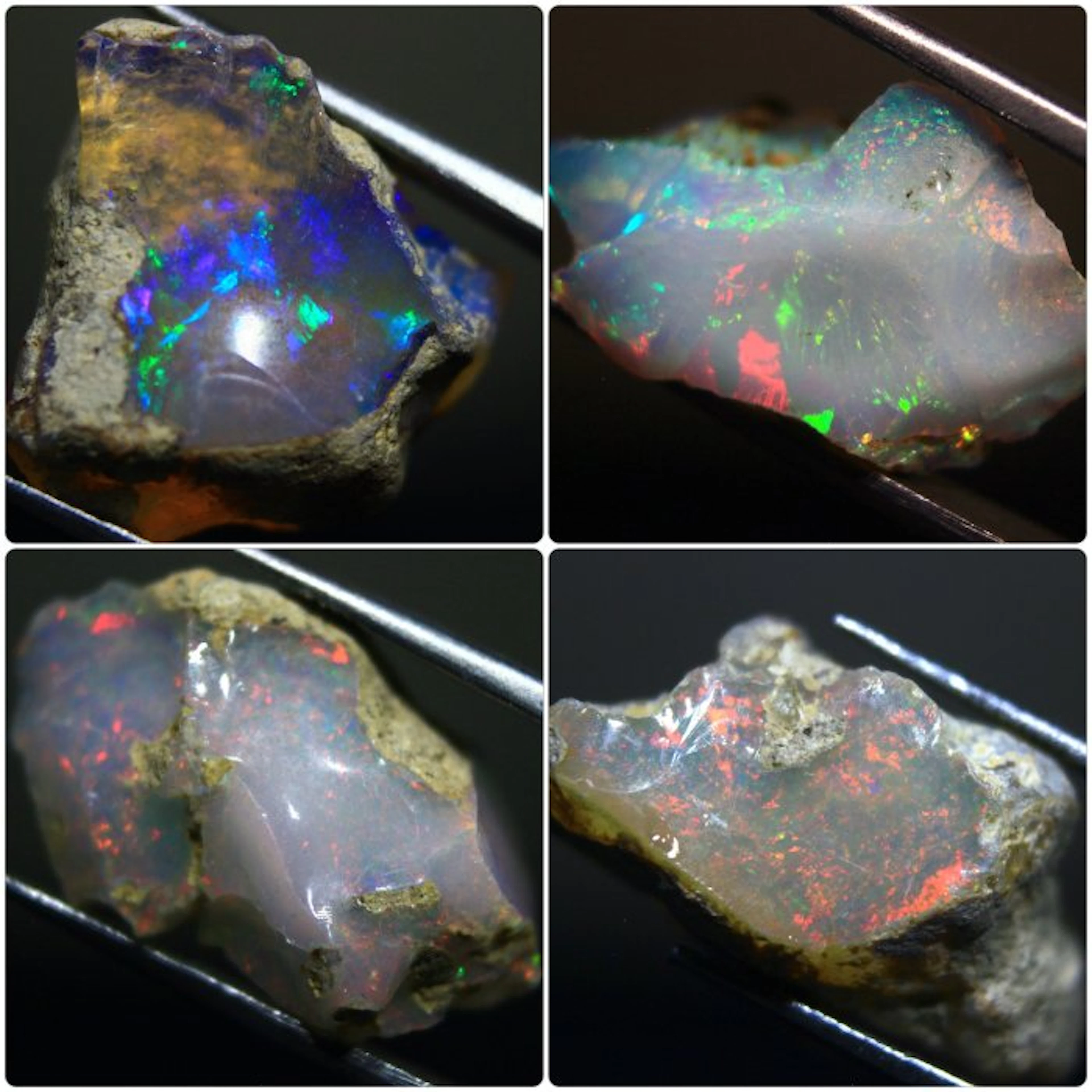 Ct.35.30 Top Quality Ethiopian Opal - Specimen- 7.06 g - (4)