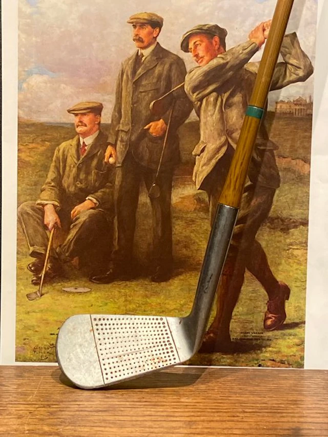 Antique golf club - Tom Morris St, Andrews - Steel shafted - Iron 5