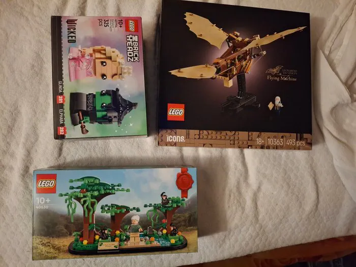 LEGO Set - Icons - Leonardo da vinci flying machine +...