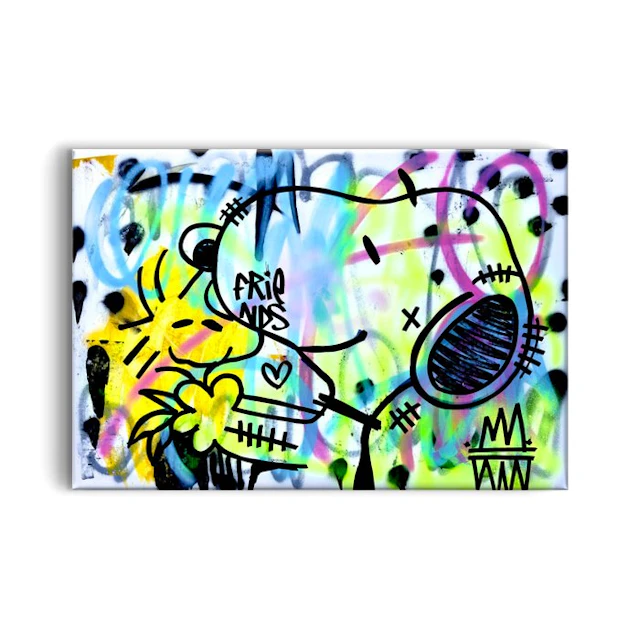 LACRISS (1990) - Snoopy & Woodstock Galassia + Original Paint 100% - XL