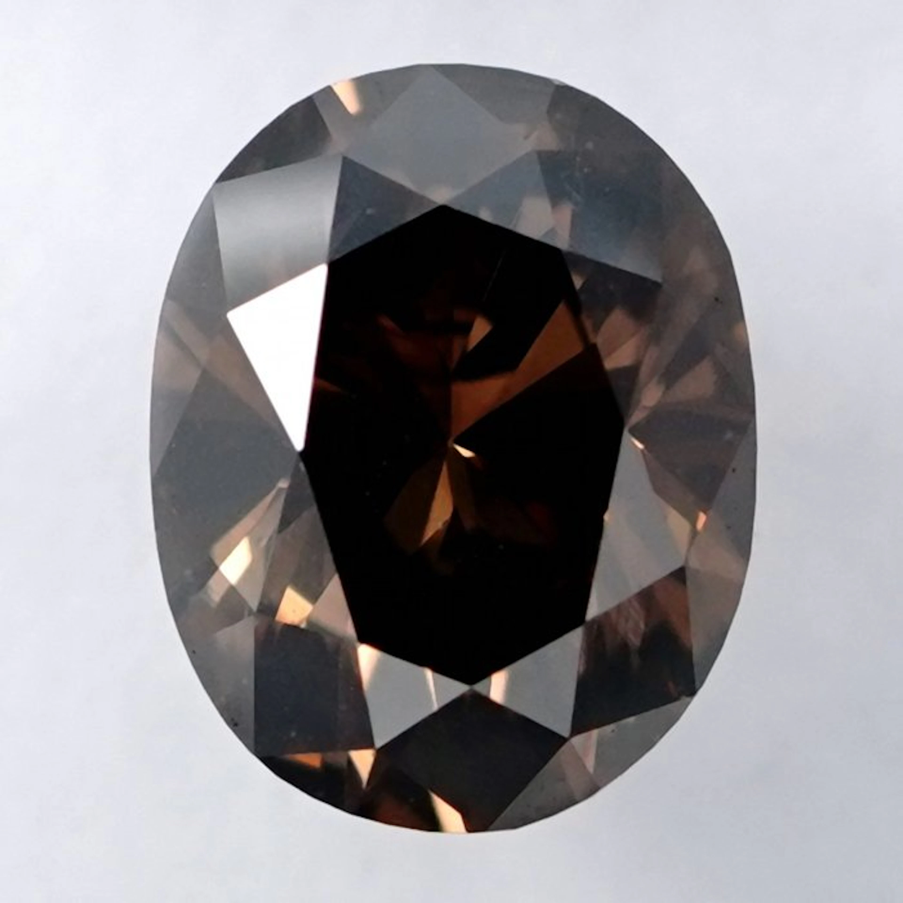 1 pcs Diamond (Natural coloured) - 0.71 ct - Oval - Fancy...