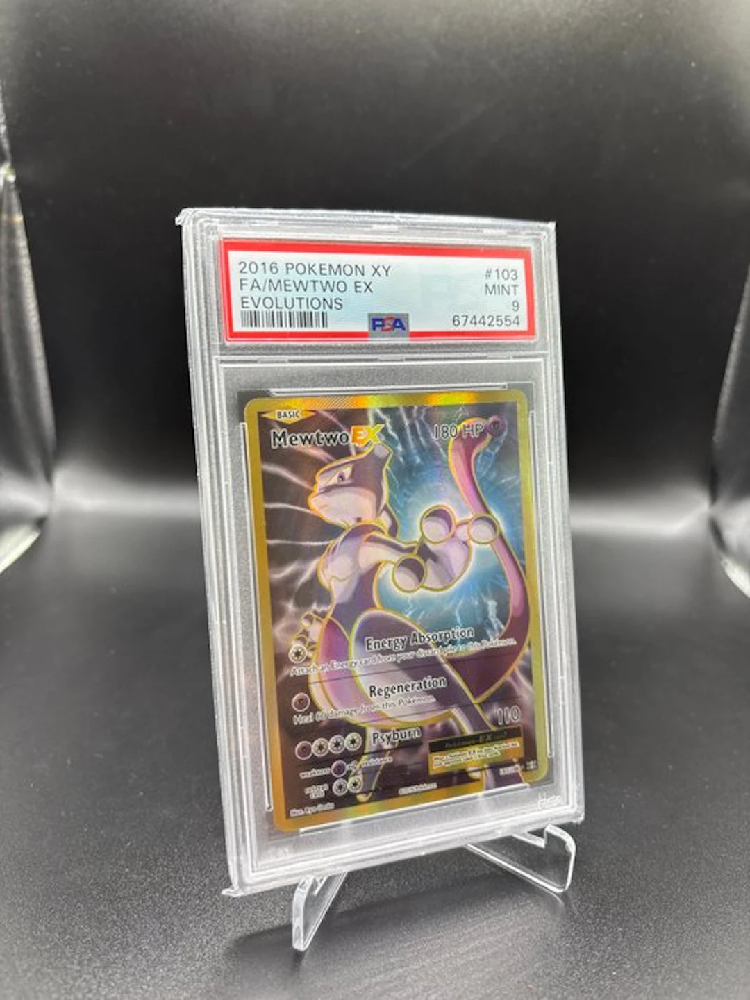 Pokémon - 1 Graded card - Mewtwo EX 103 Full art - PSA 9 - XY - Evolutions