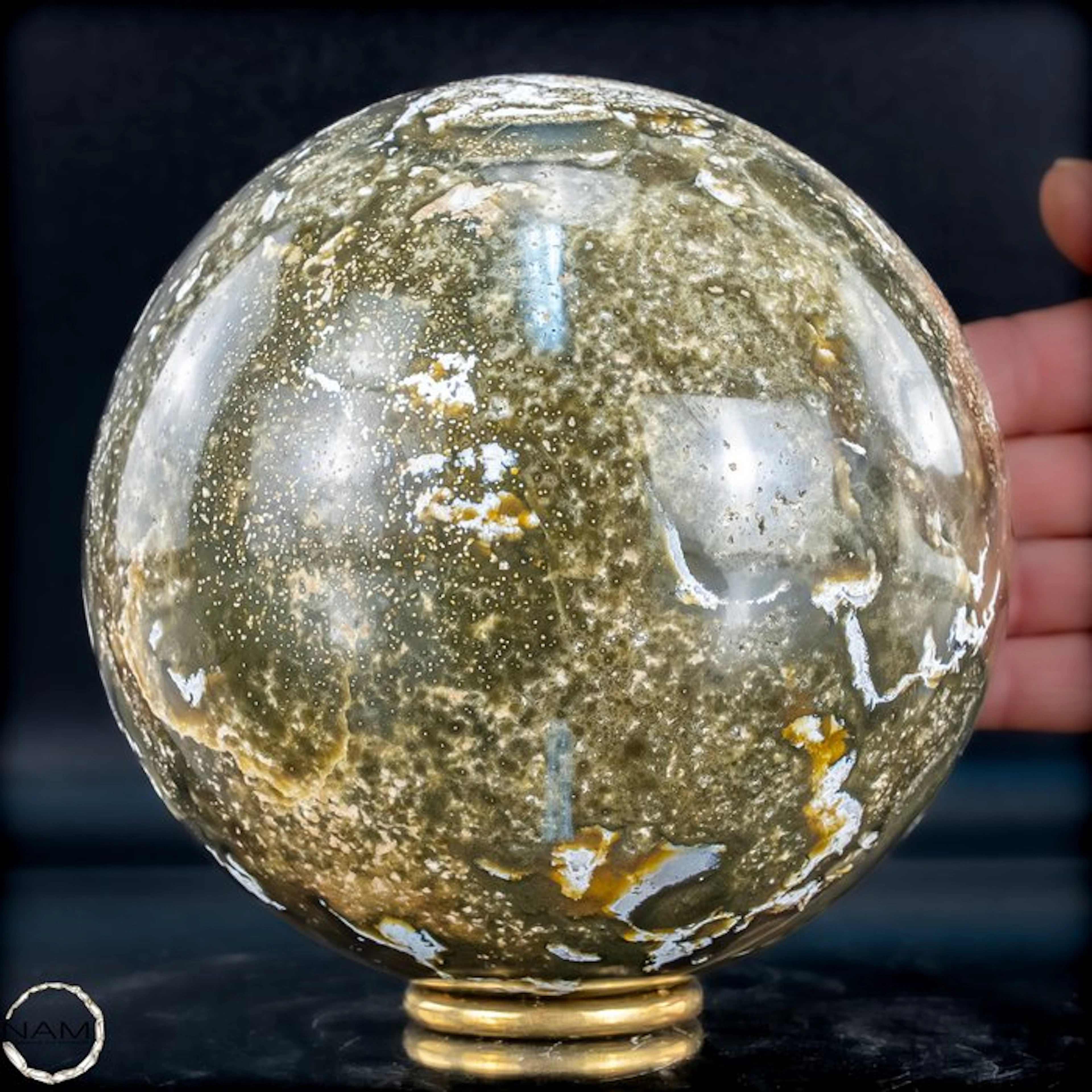 Ocean Jasper Kugel – Fascinating natural art with a...
