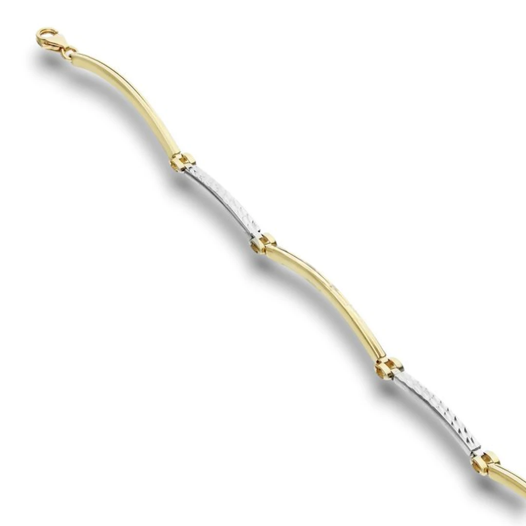 Bracelet - 18 kt. Yellow gold - Box chain bracelet 3.5 g