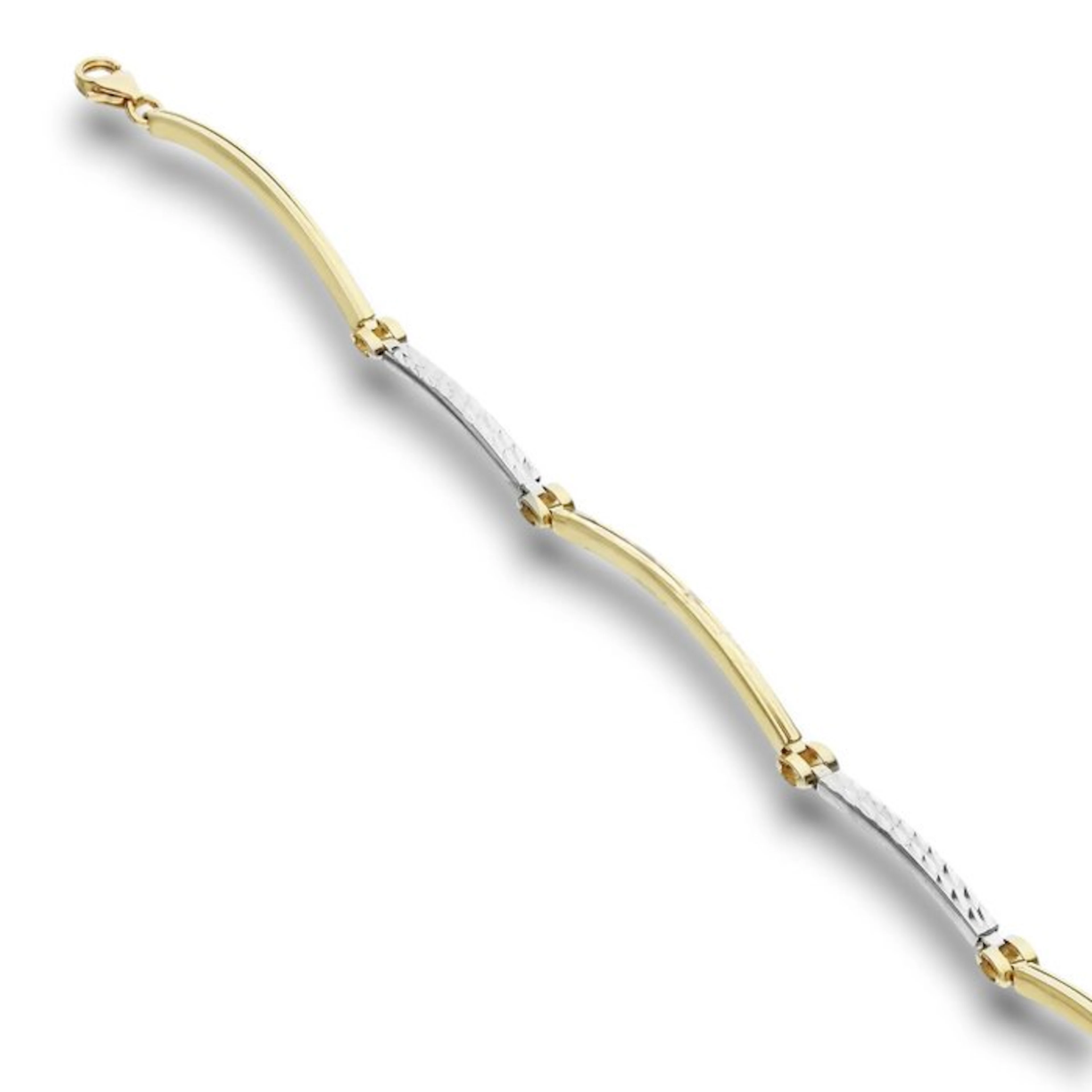 Bracelet - 18 kt. Yellow gold - Box chain bracelet 3.5 g