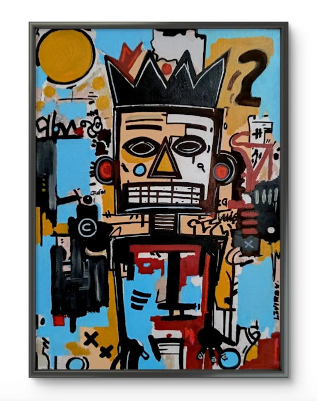 Le Viro (1983) - Indijo Flou (Original Artwork on canvas)