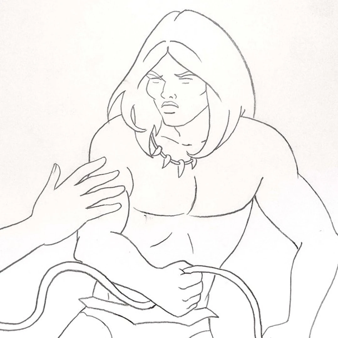 RAHAN : Original Animation Art Drawing - (1987) - Episode 11
