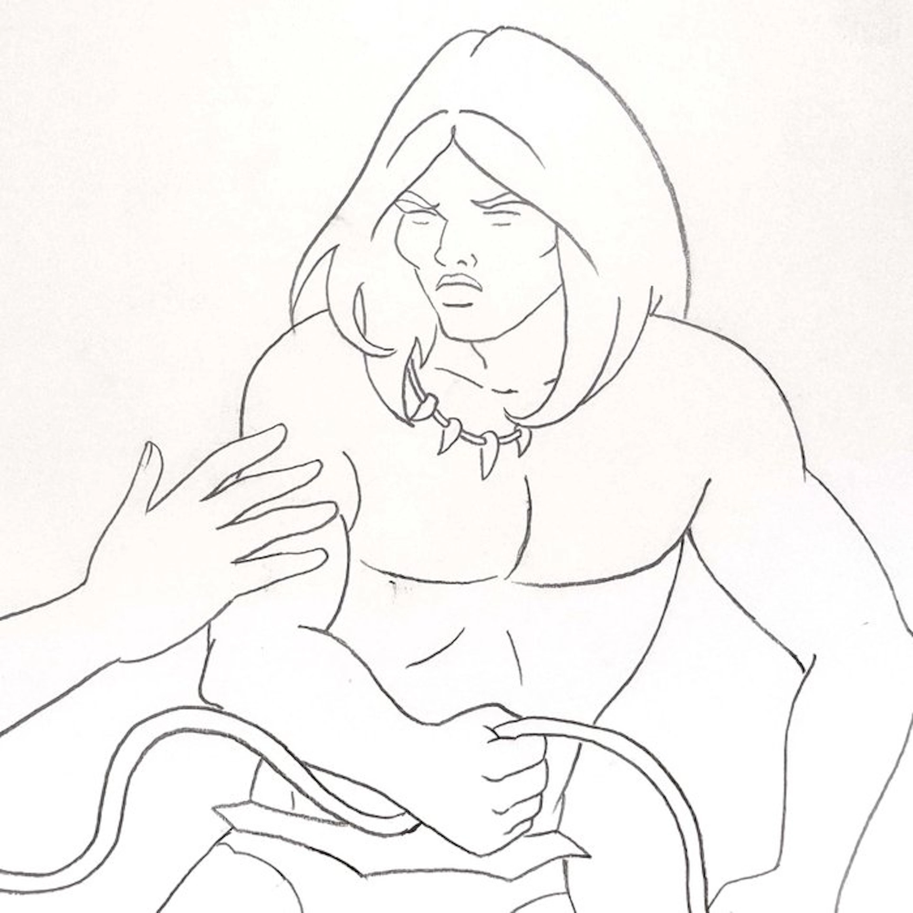 RAHAN : Original Animation Art Drawing - (1987) - Episode 11