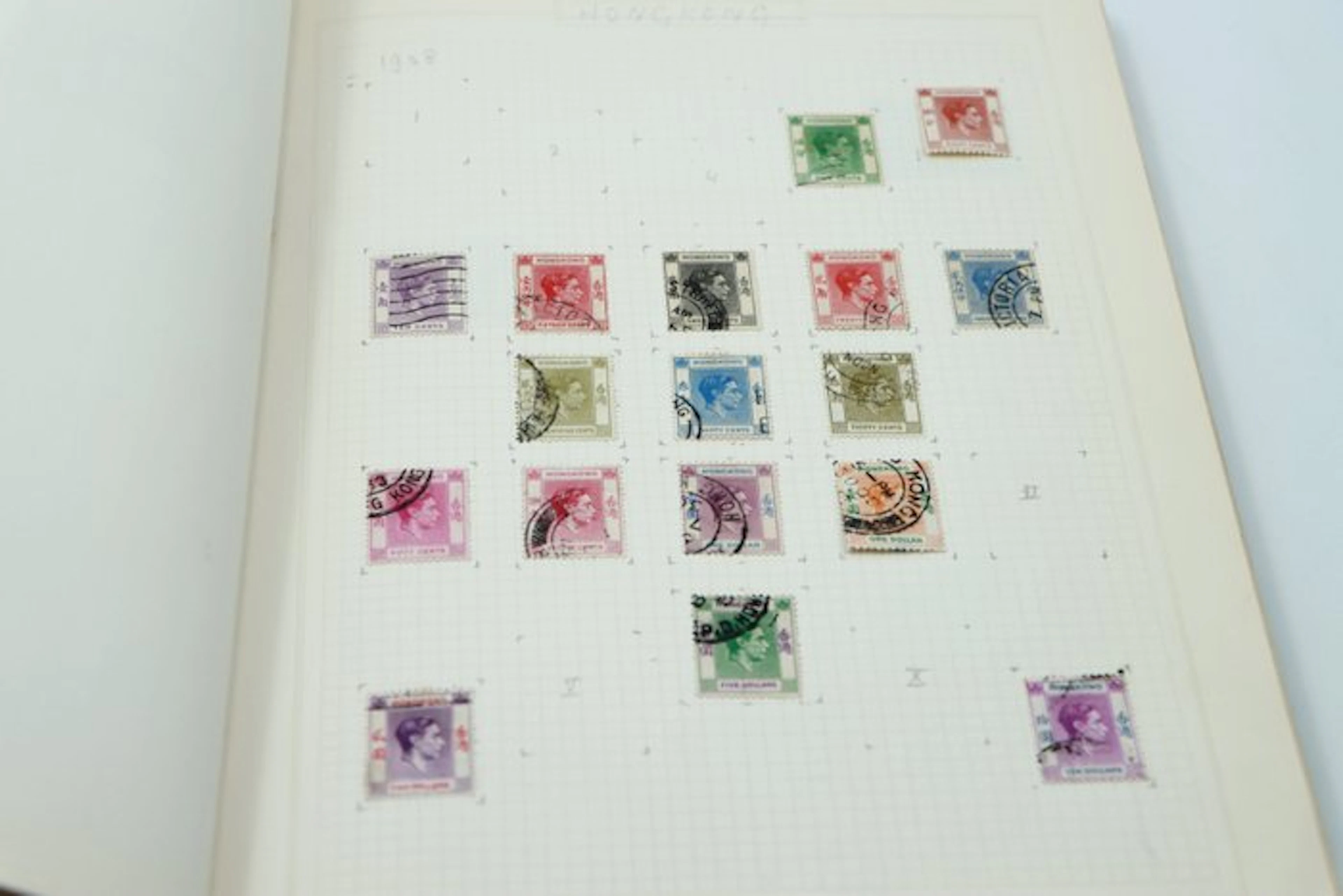 English Colonies - Collection in album.
