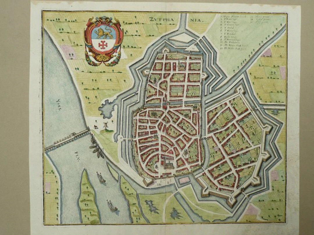 Netherlands - Zutphen; Matthias Merian - Zutphania - 1621-1650