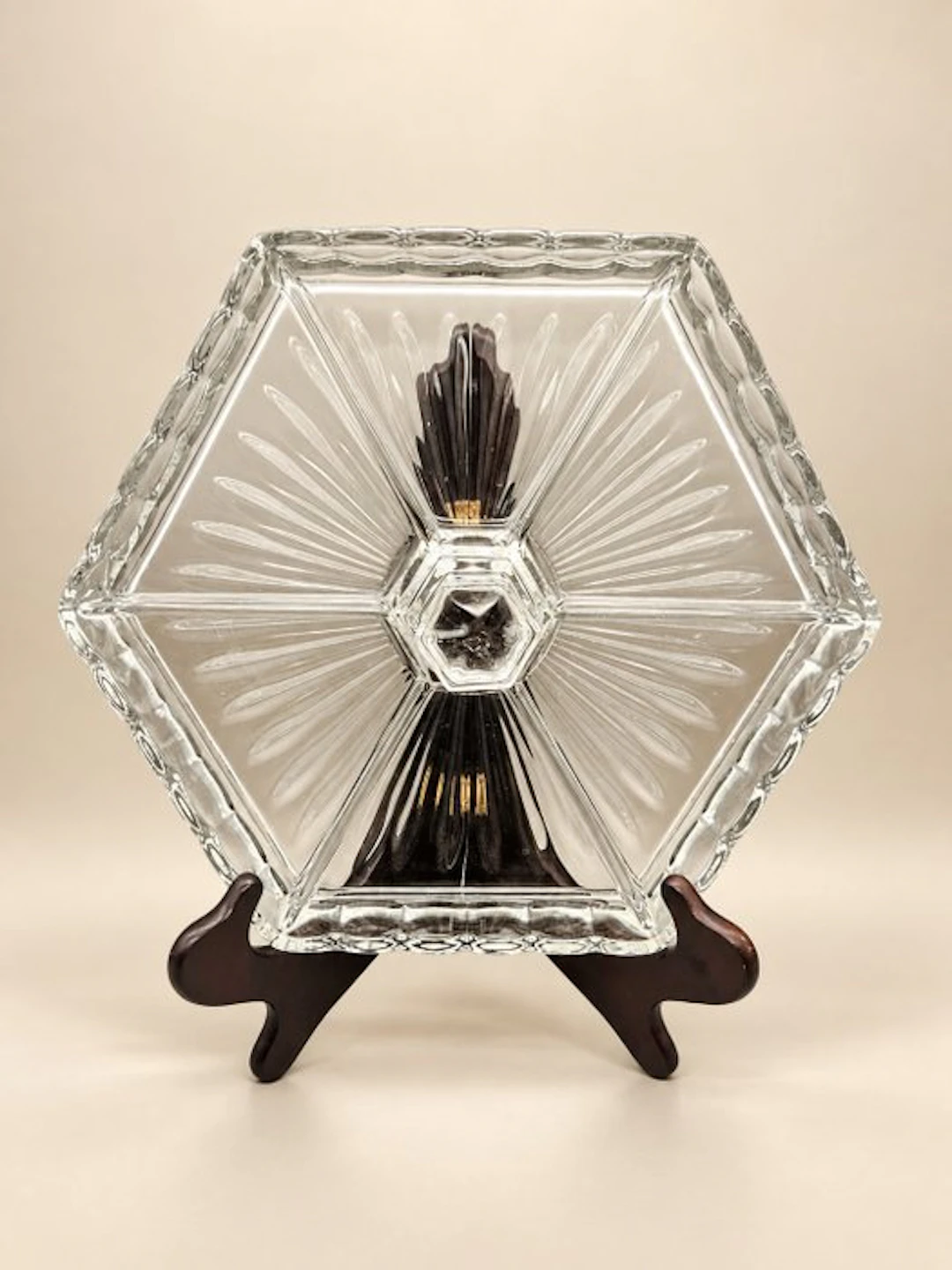 Decorative tray - Val Saint Lambert - Belgium - Luxval