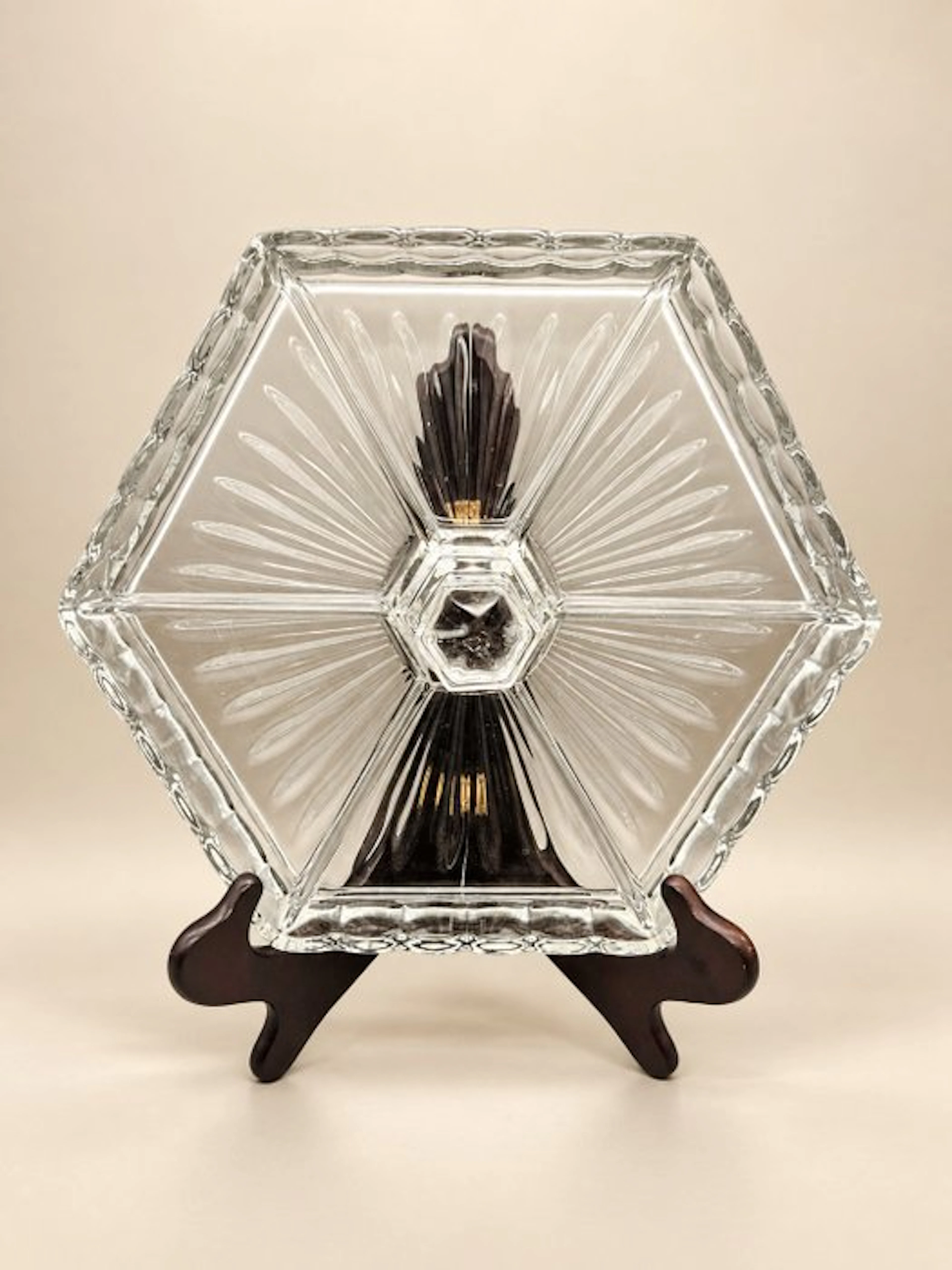 Decorative tray - Val Saint Lambert - Belgium - Luxval