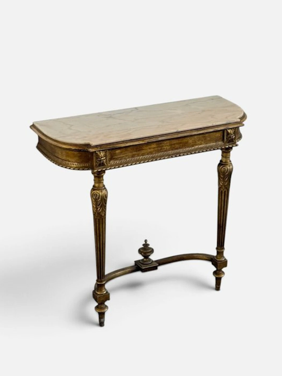 Console table - Wood, Marble - Louis XVI style