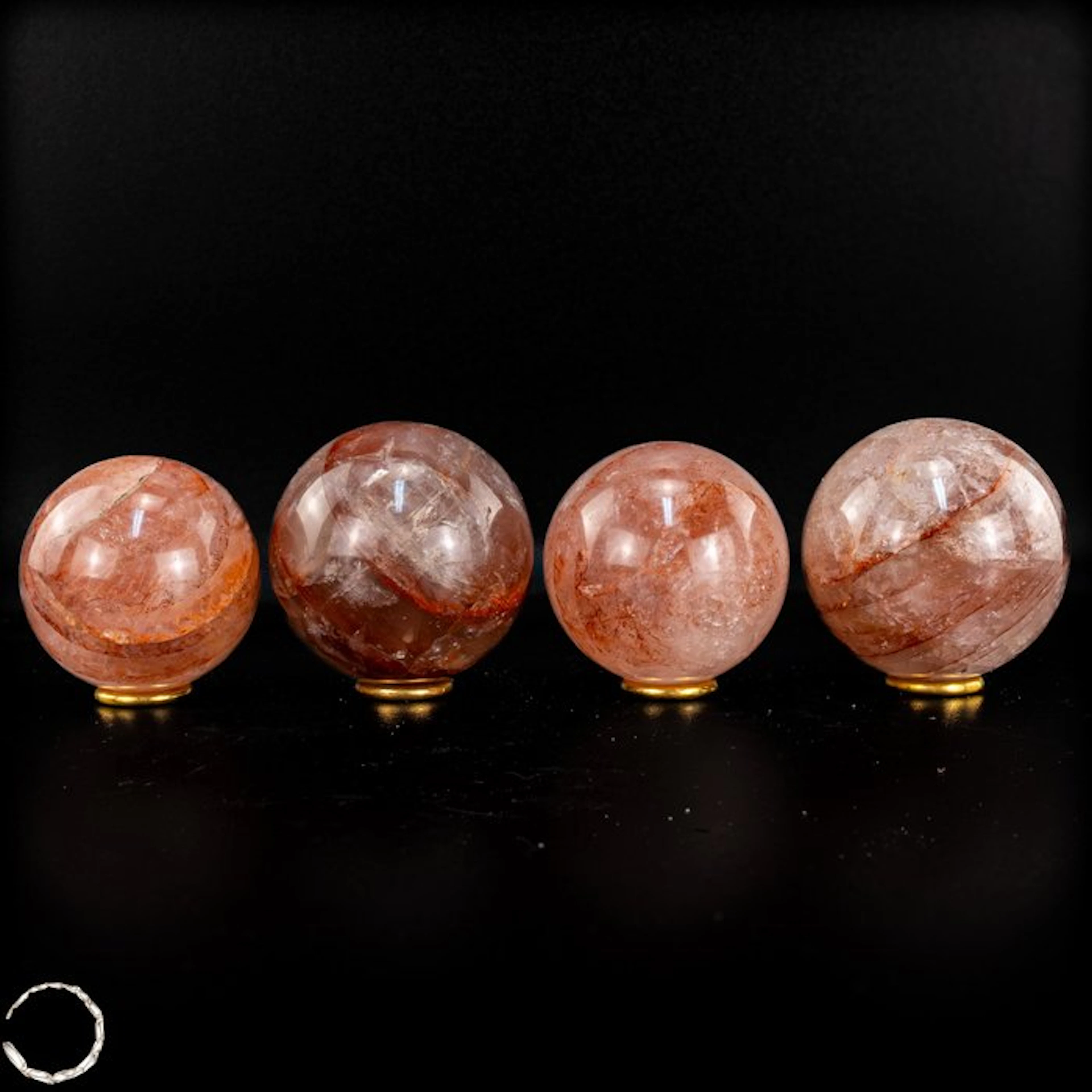 Exceptional natural fire quartz spheres – a fascinating...