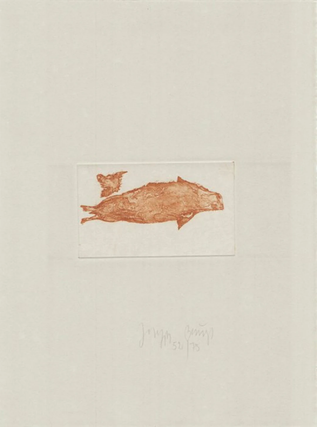 Joseph Beuys (1921-1986) - Sea Angel Seal III
